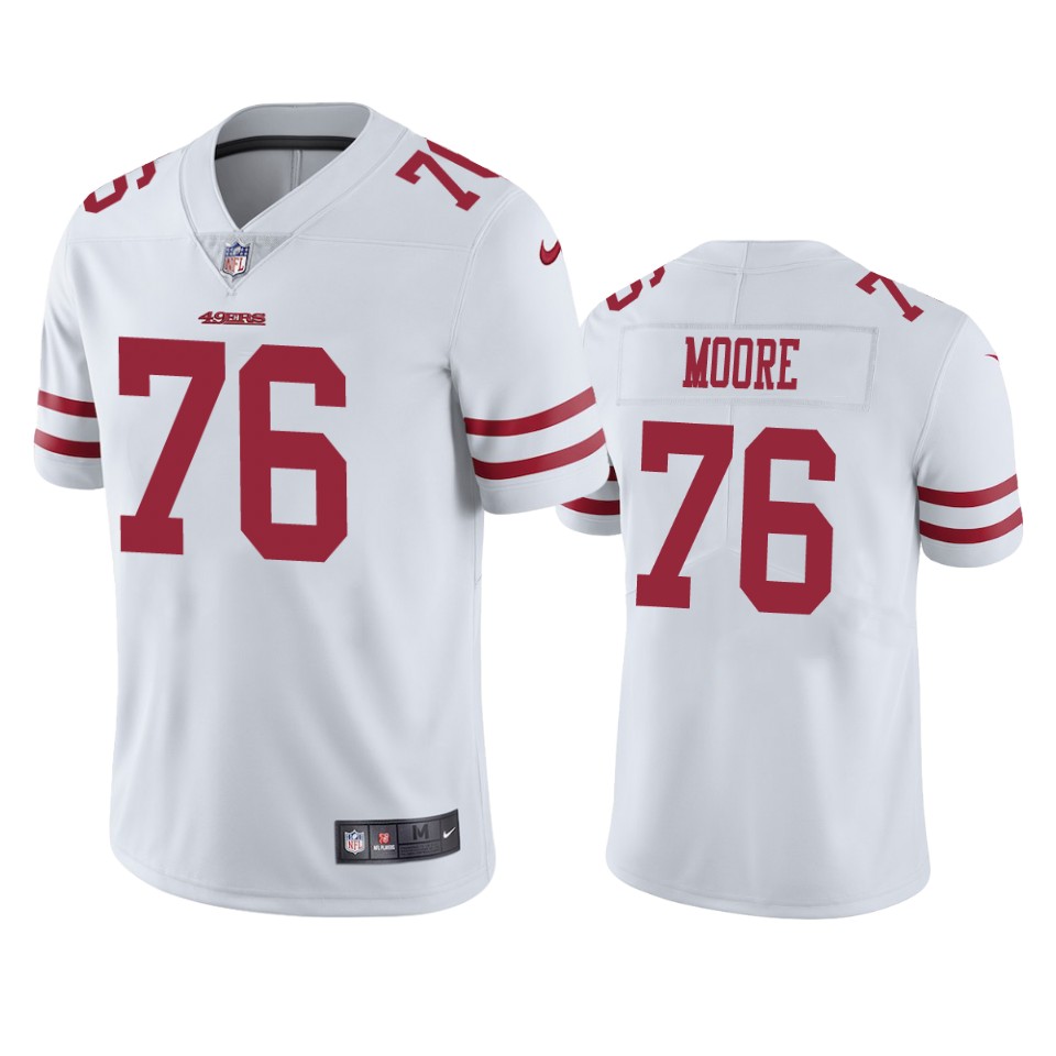  Jaylon Moore Vapor Limited White Jersey