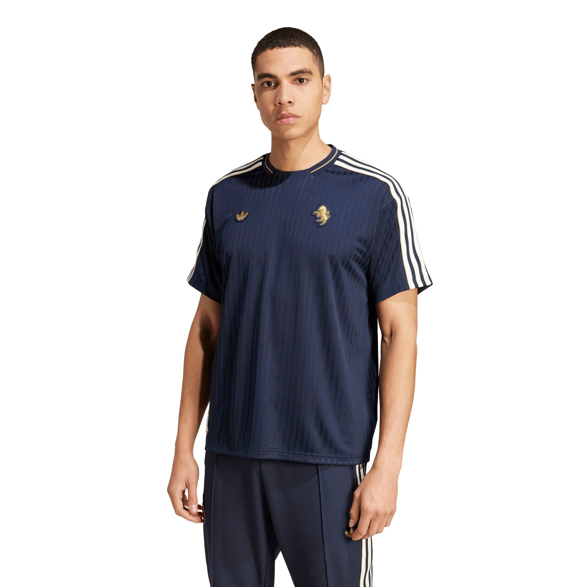  Juventus adidas Originals Terrace Icons Collection Fashion Jersey - Navy