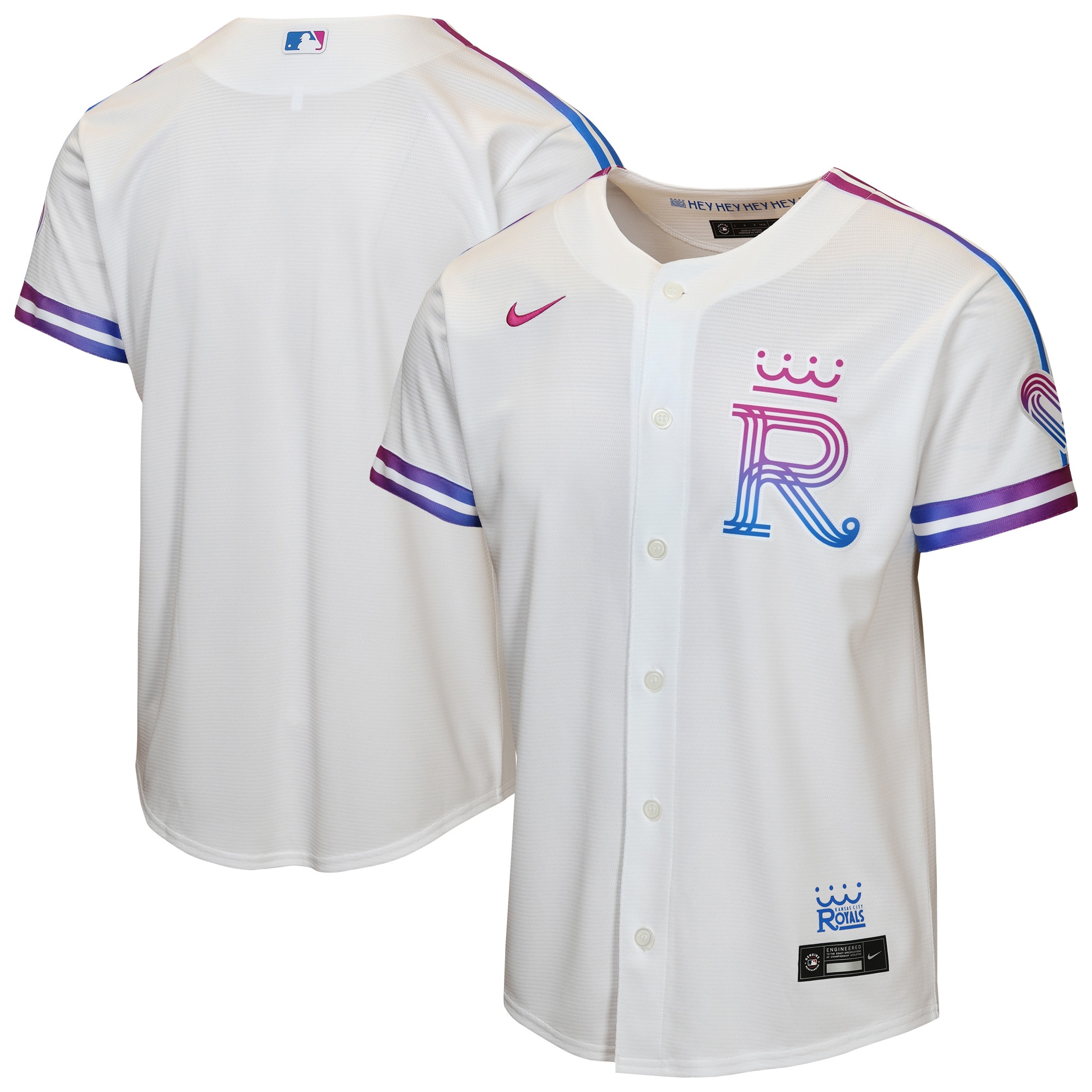  Kansas City Royals Youth 2026 City Connect Stadium Jersey - White