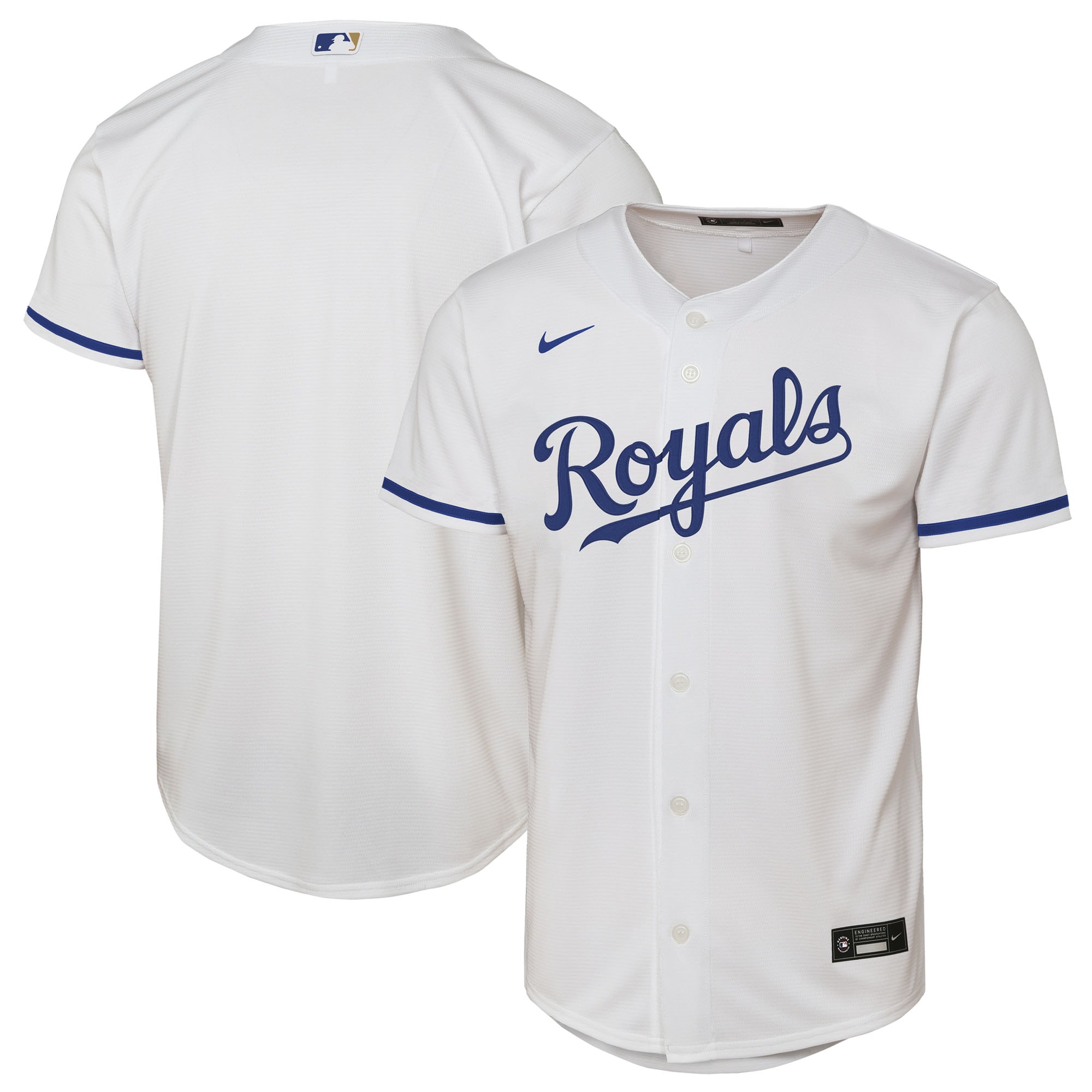  Kansas City Royals Youth Home Jersey - White