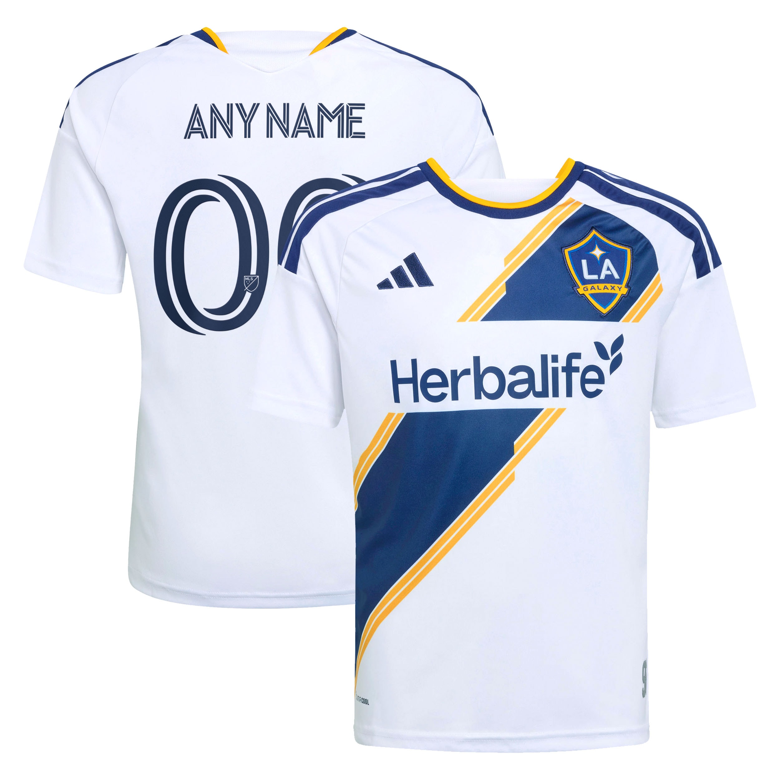  LA Galaxy Youth 2026 The VeloCITY Kit Custom Jersey - White