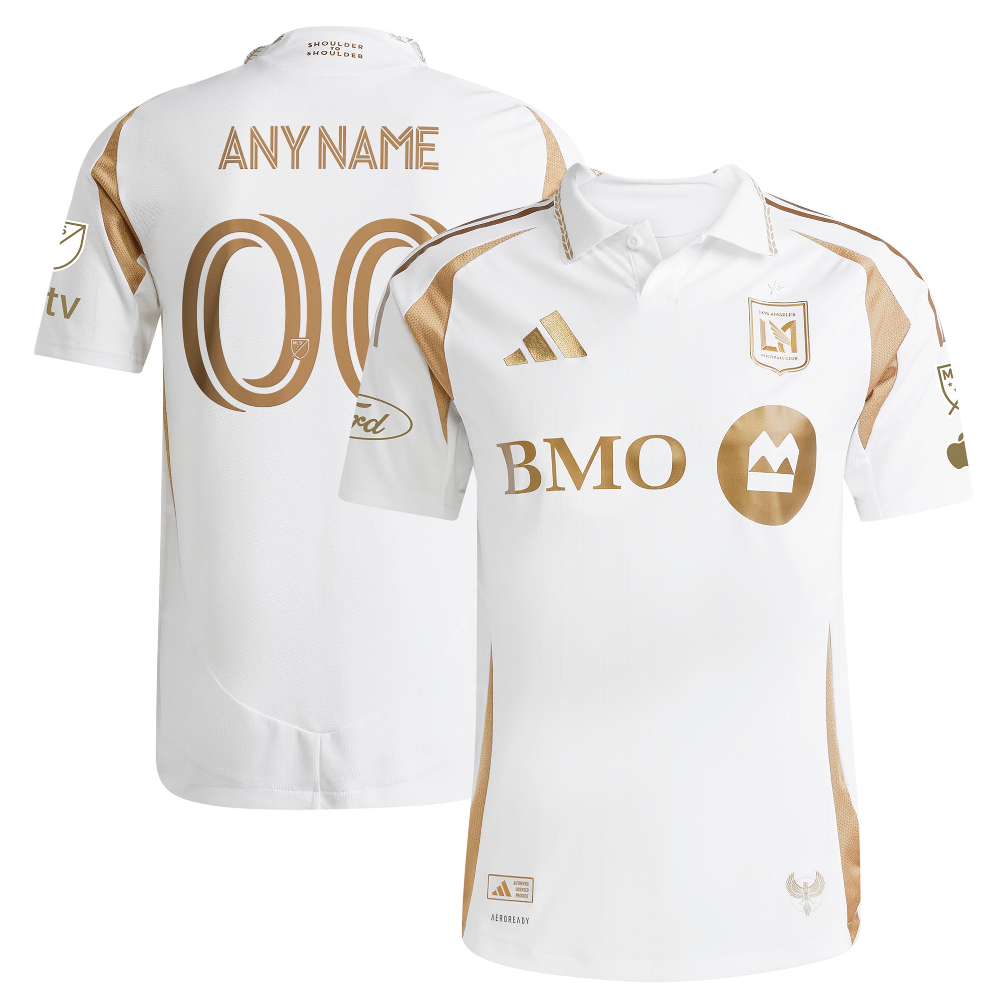  LAFC 2025 Secondary Custom Jersey - White