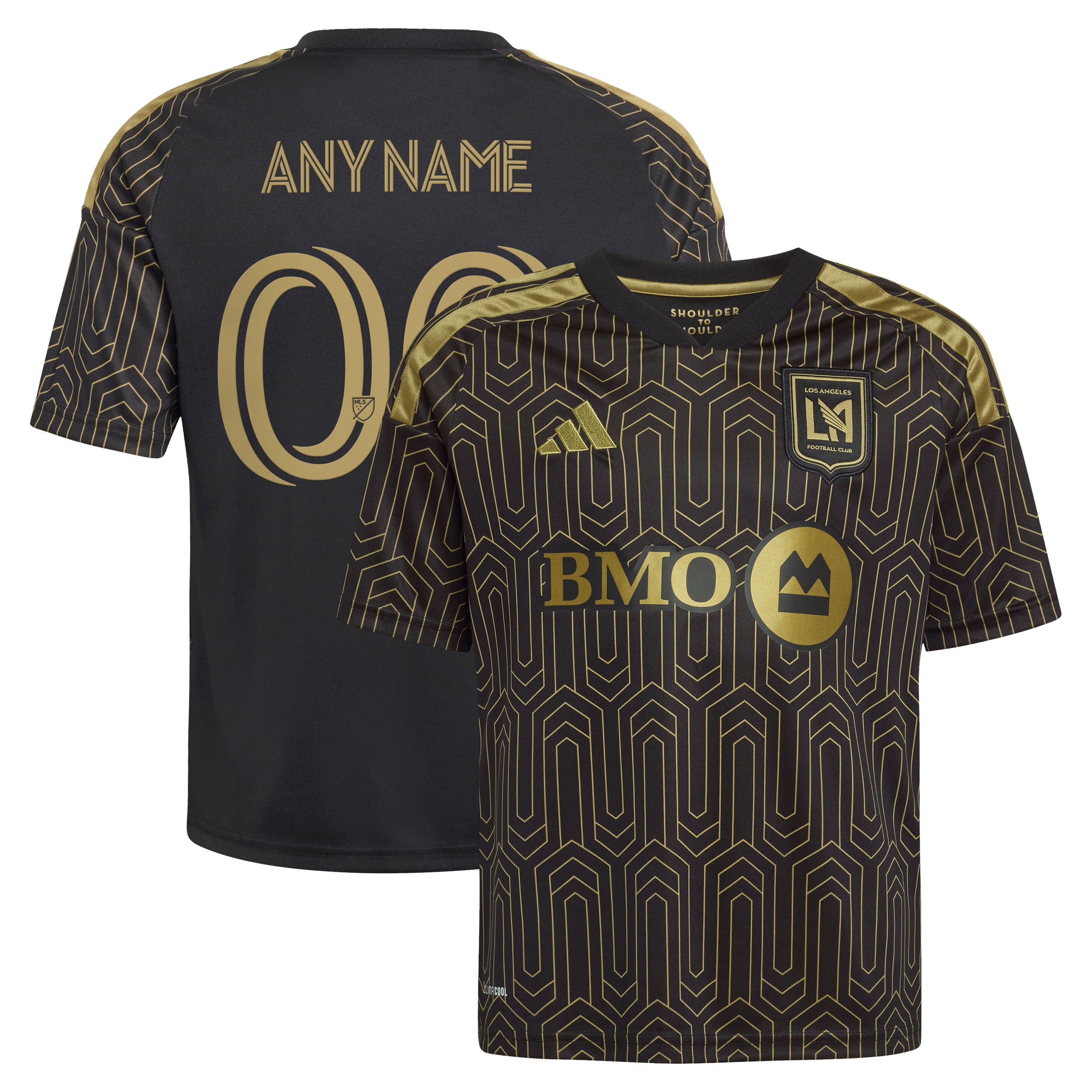  LAFC Youth 2026 2026 Primary Kit Custom Jersey - Black