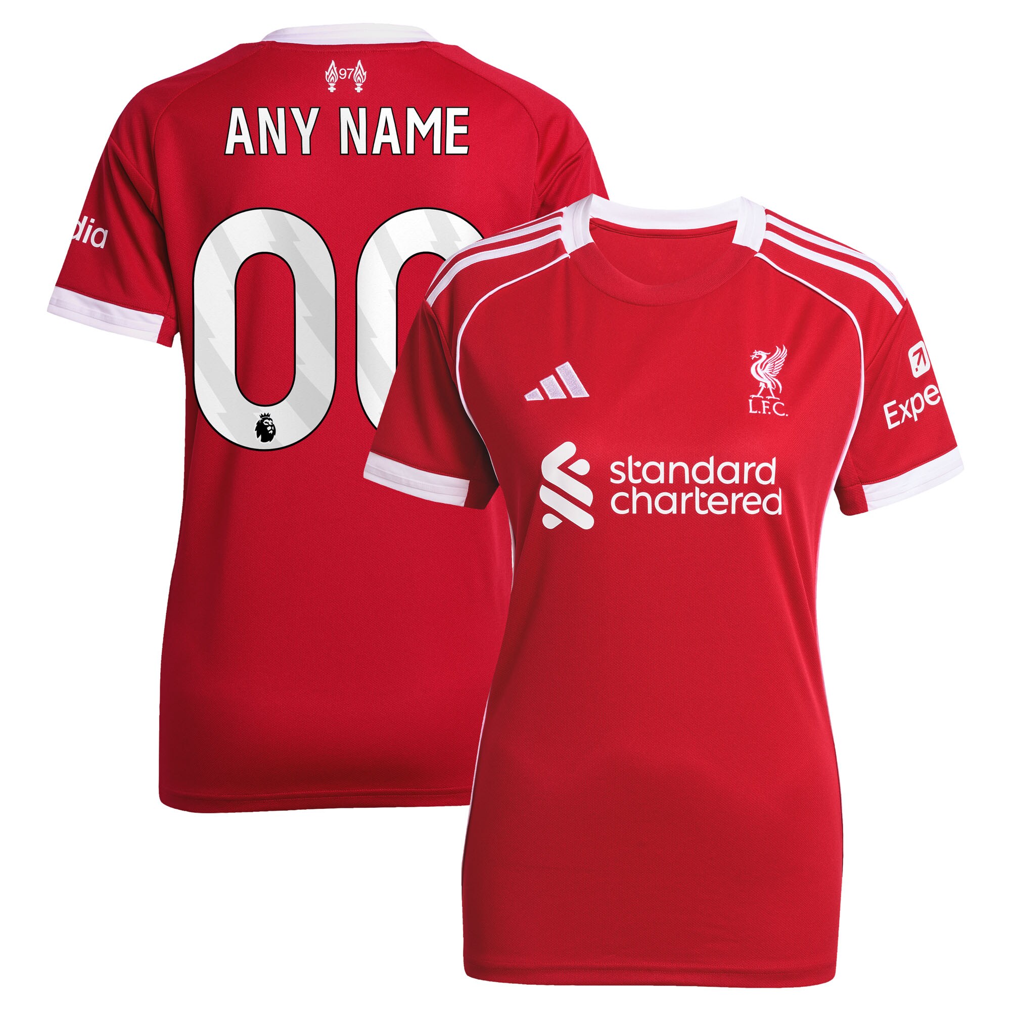  Liverpool Women's 2025/26 Home Custom Jersey - Red