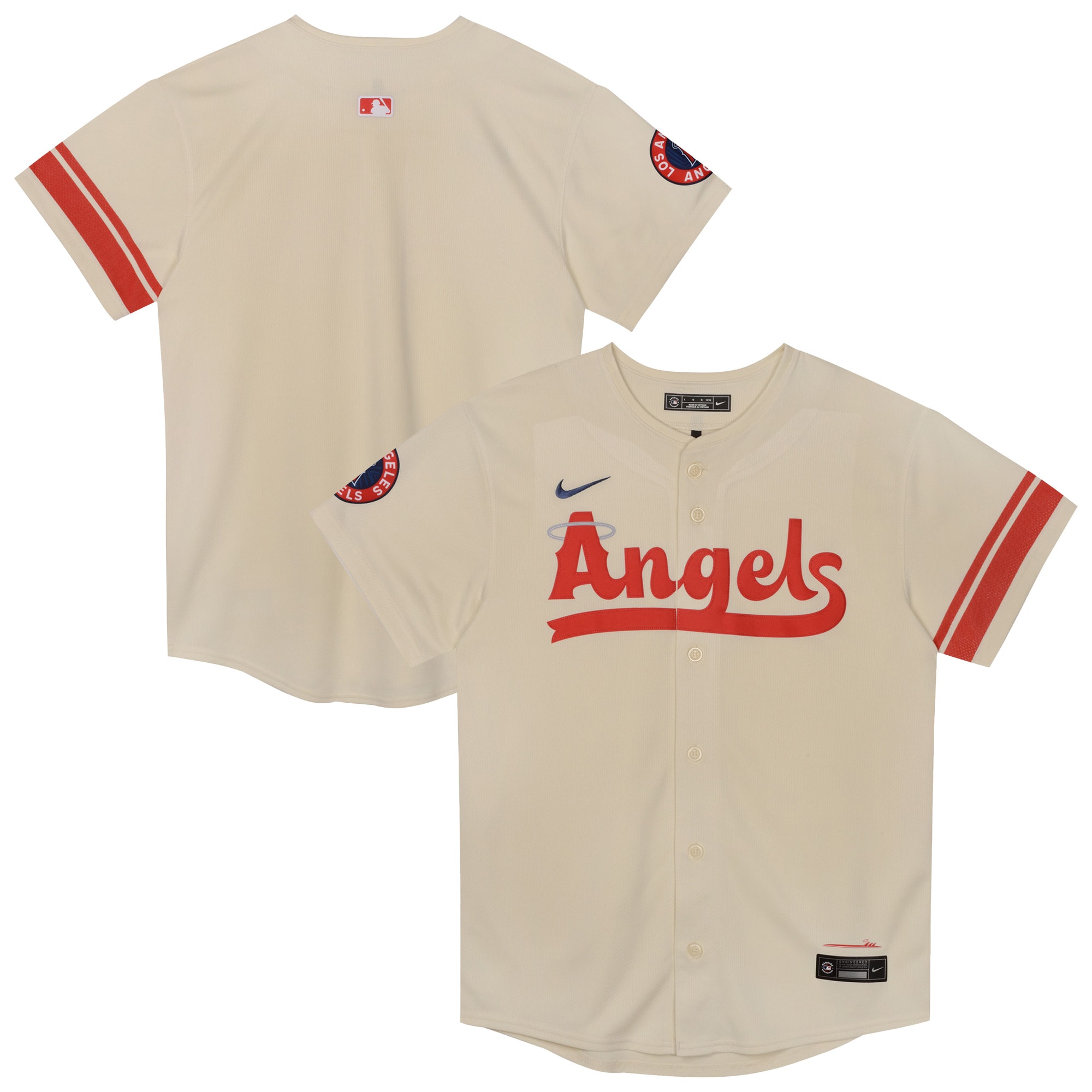  Los Angeles Angels Preschool City Connect Jersey - Cream