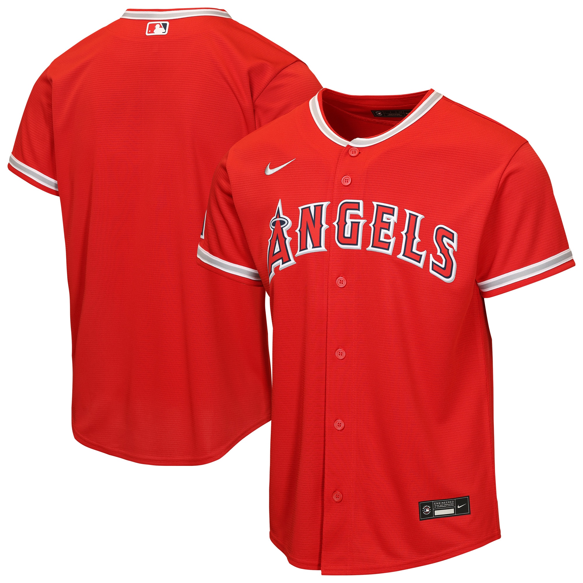  Los Angeles Angels Youth Alternate Stadium Jersey - Red