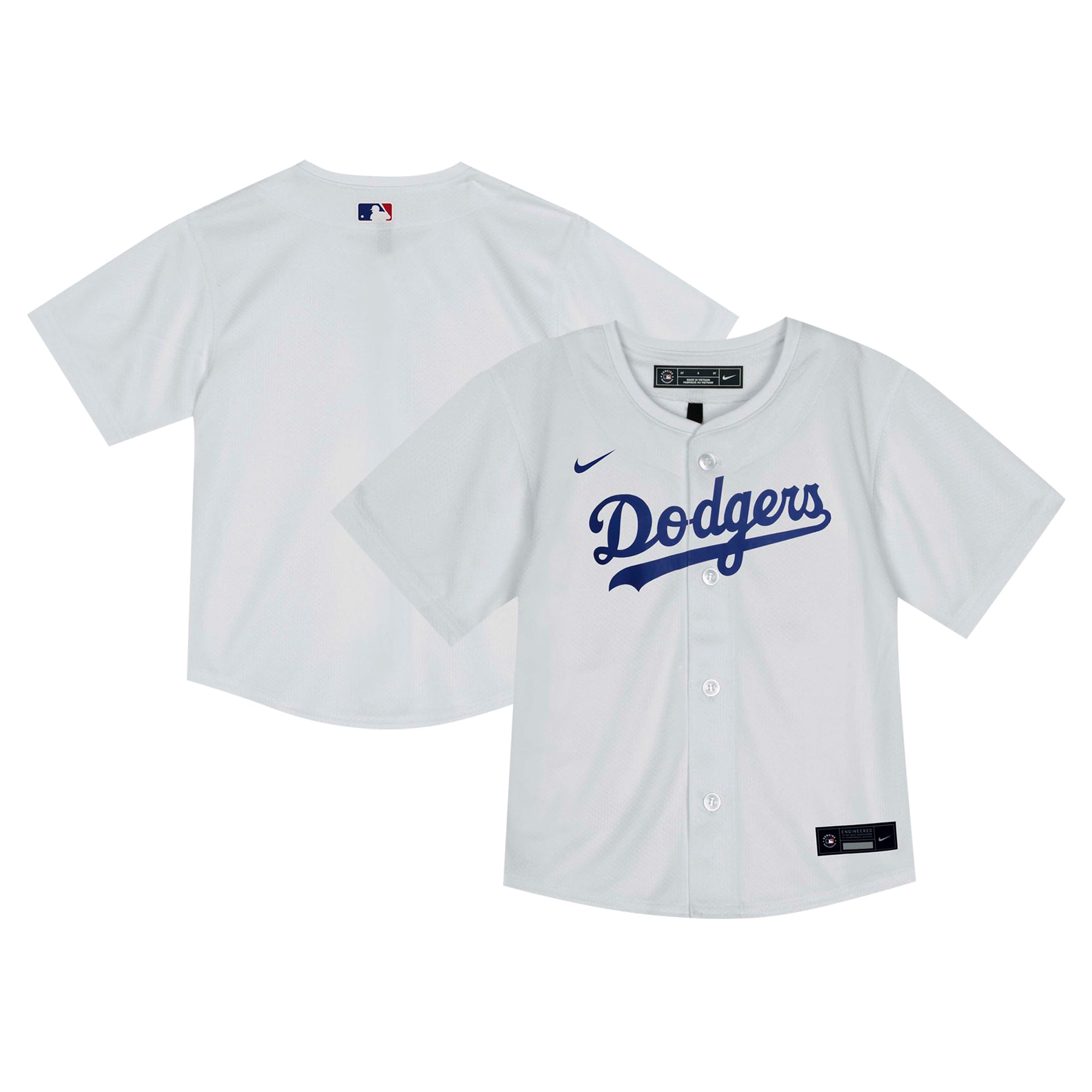  Los Angeles Dodgers Toddler Home Game Jersey - White