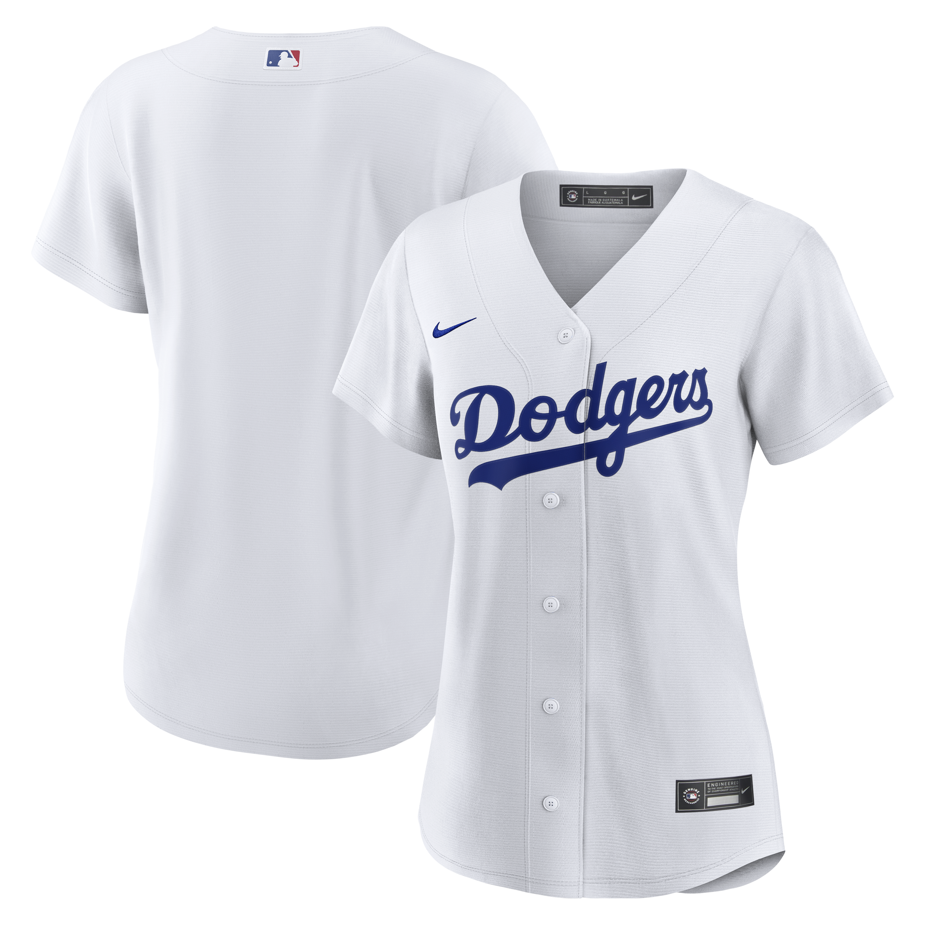  Los Angeles Dodgers Women's Home Jersey - White