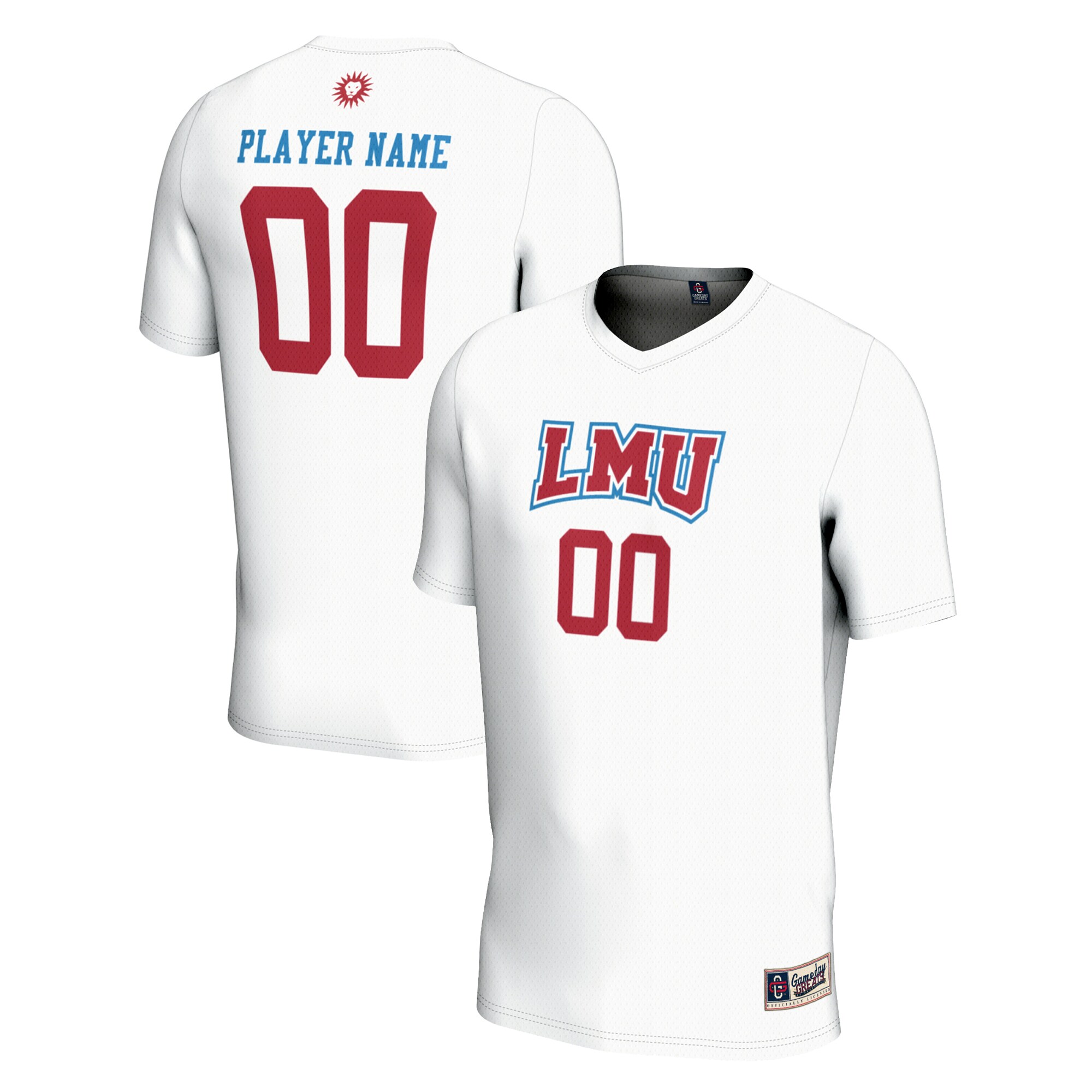  Loyola Marymount Lions GameDay Greats NIL Pick-A-Player Lightweight Soccer Jersey - White