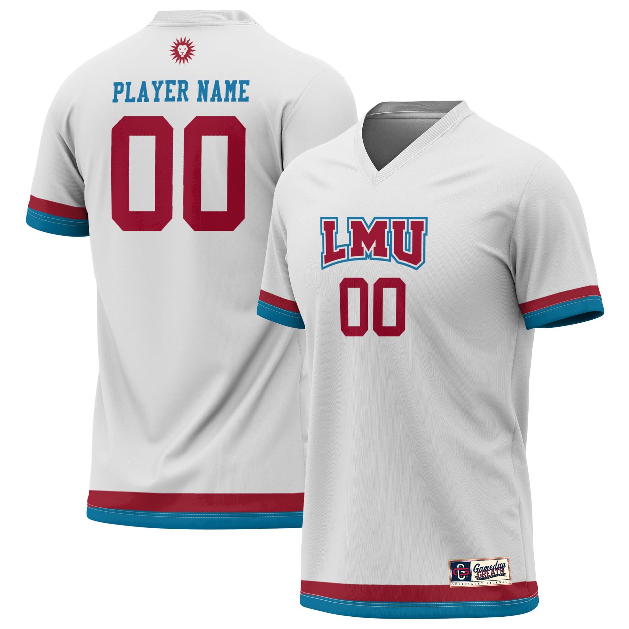  Loyola Marymount Lions GameDay Greats U NIL Pick-A-Player Lightweight Soccer Jersey - White