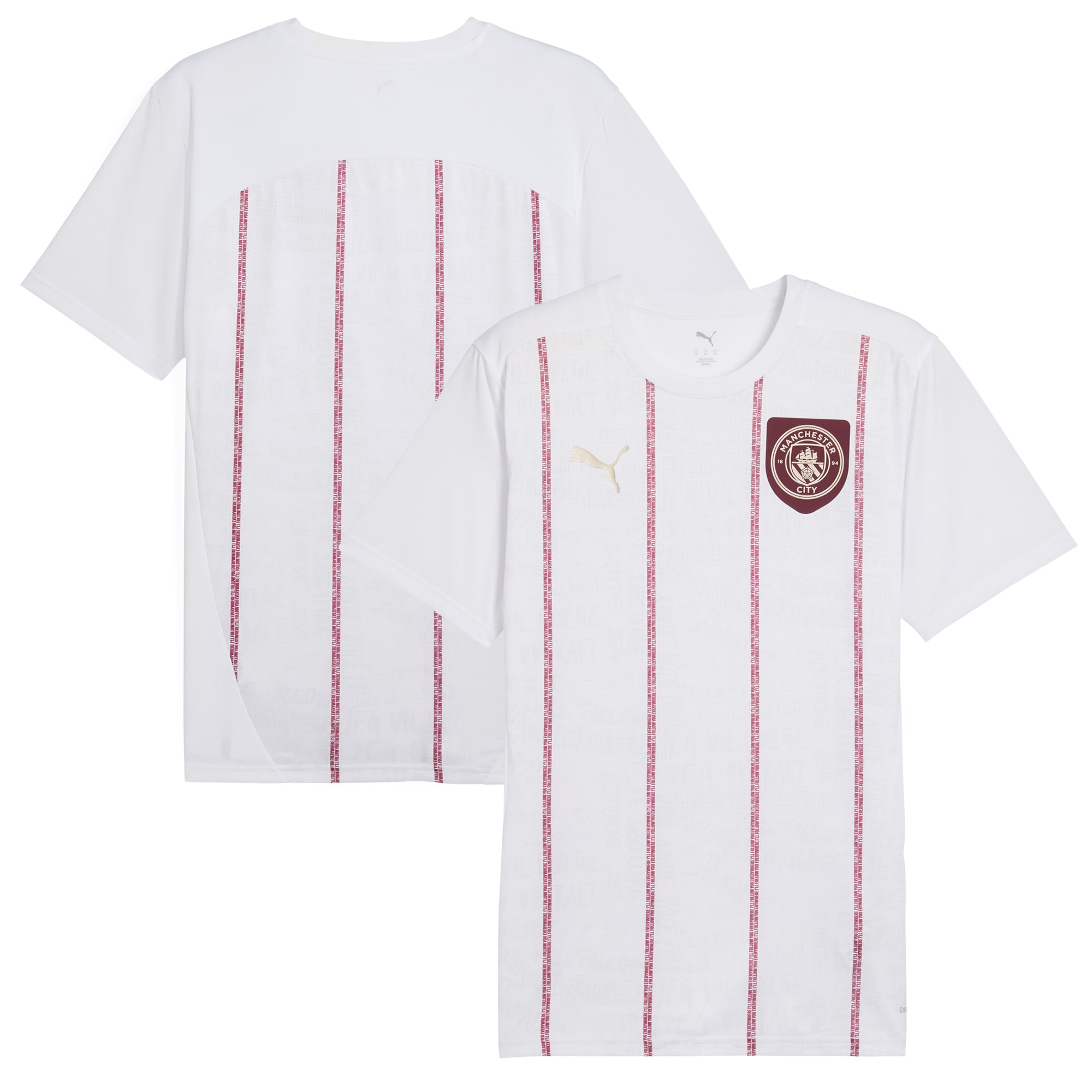  Manchester City Puma 2024/25 Pre-Match Training Jersey