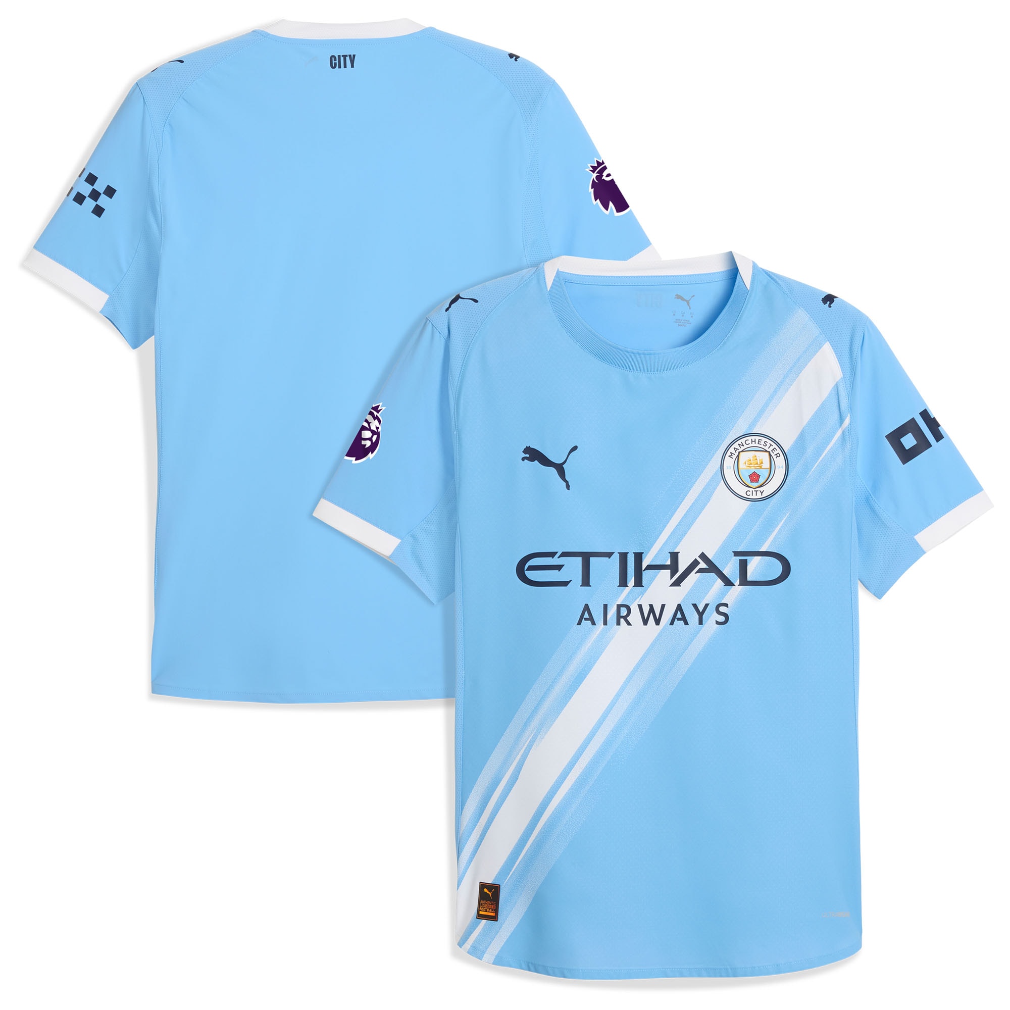  Manchester City Puma 2025/26 Home Jersey - Sky Blue