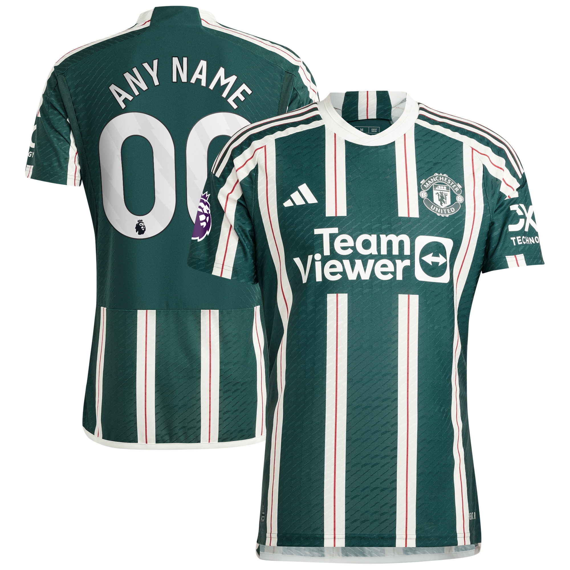  Manchester United 2023/24 Away Custom Jersey - Green