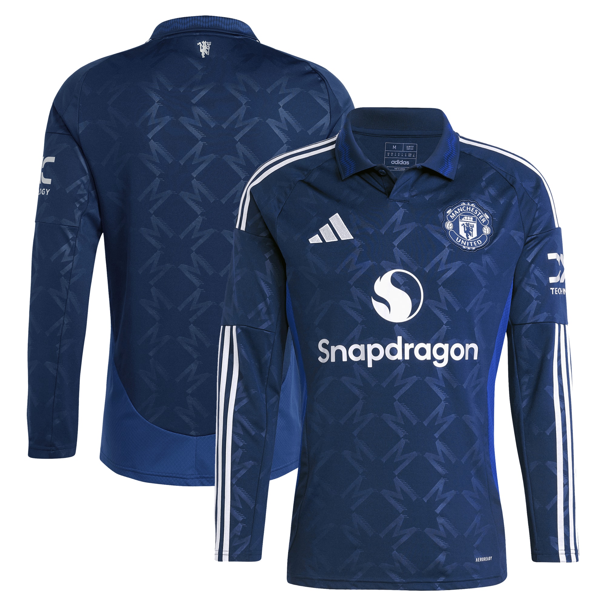  Manchester United 2024/25 Away Long Sleeve Jersey - Navy