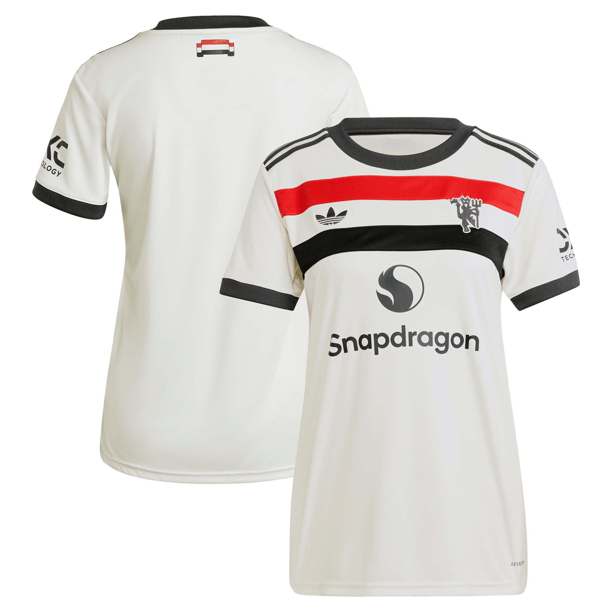  Manchester United adidas Originals Women's 2024/25 Third Replica Jersey - Cream