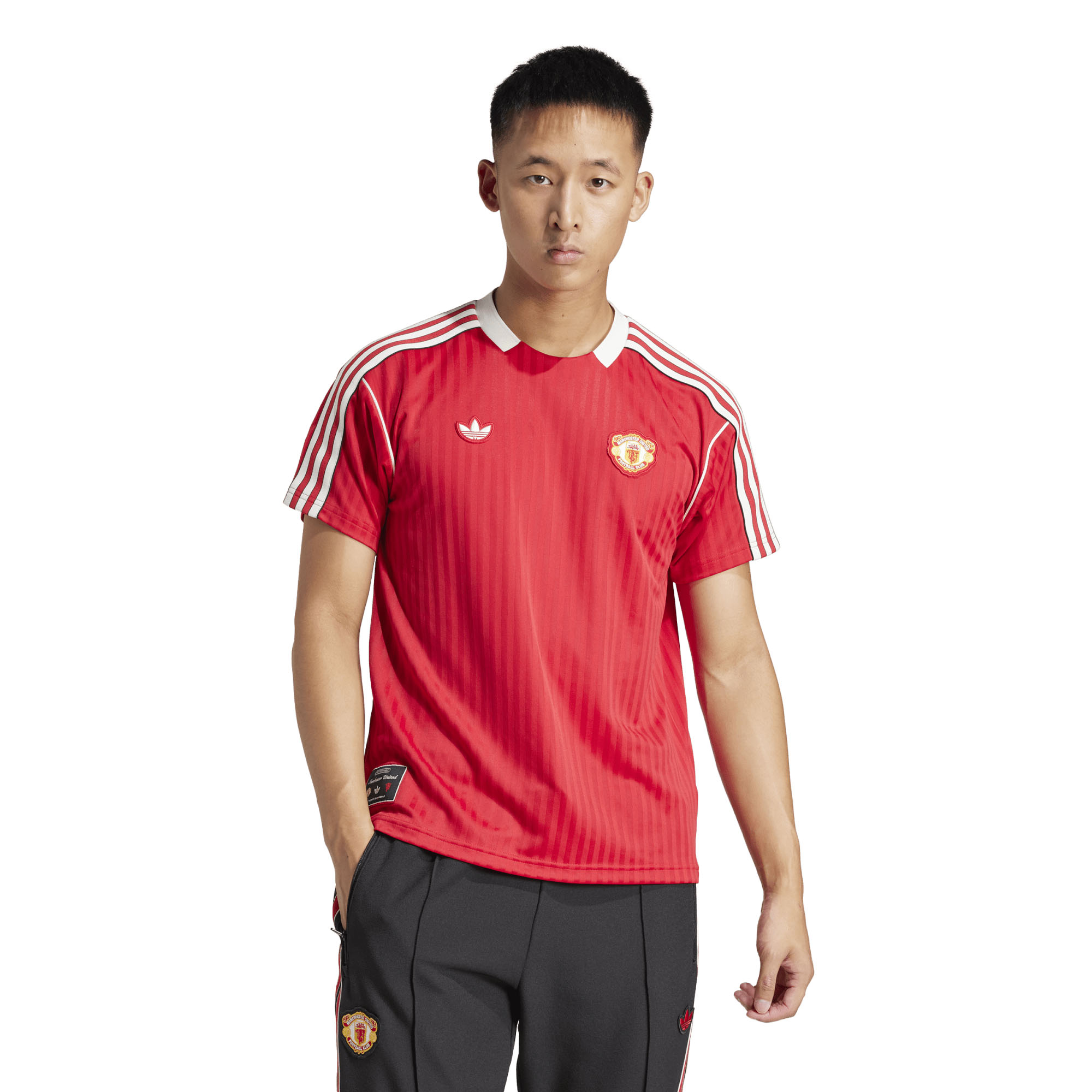  Manchester United Originals Terrace Icons Collection Fashion Jersey - Red