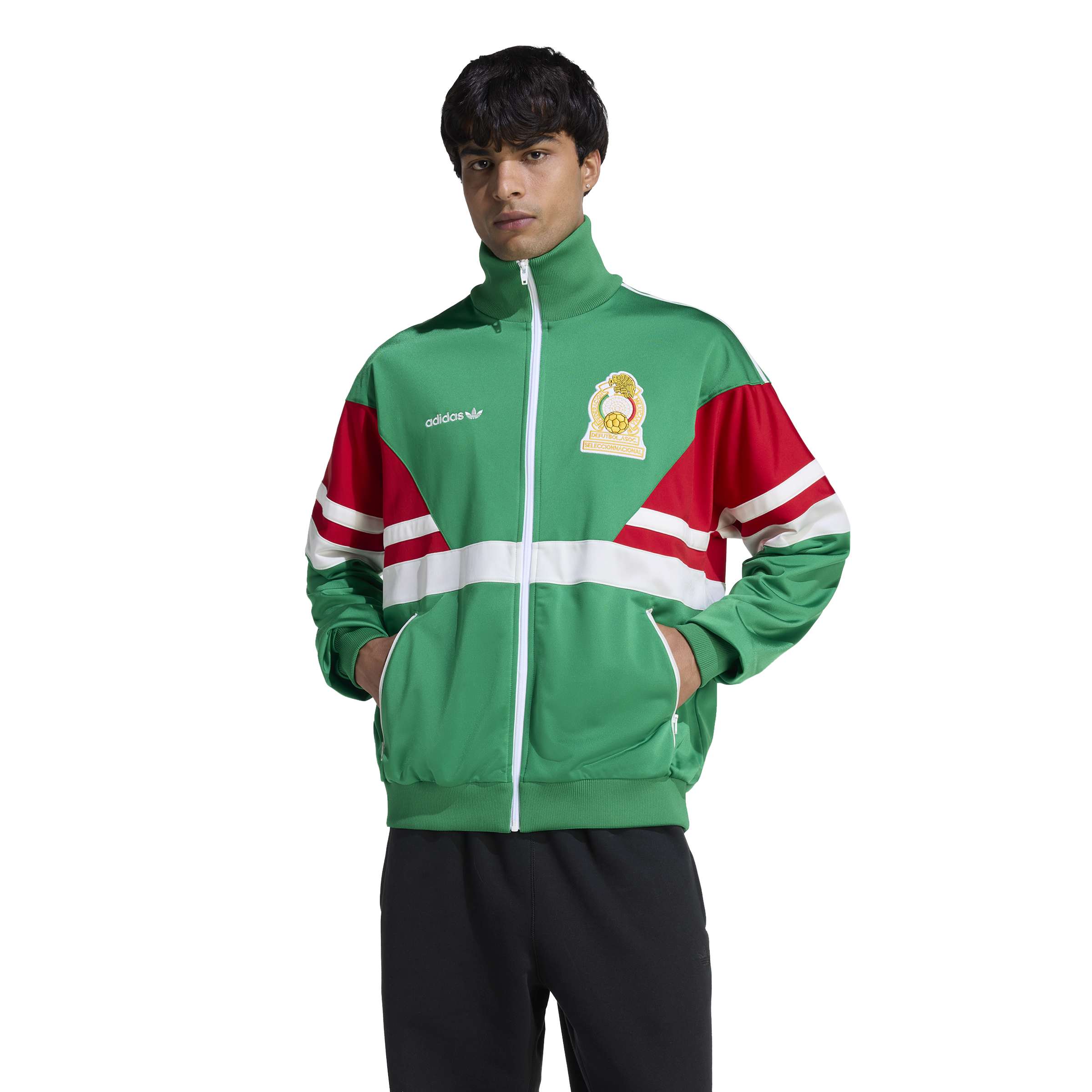  Mexico National Team 1986 Bringback Full-Zip Track Top - Green