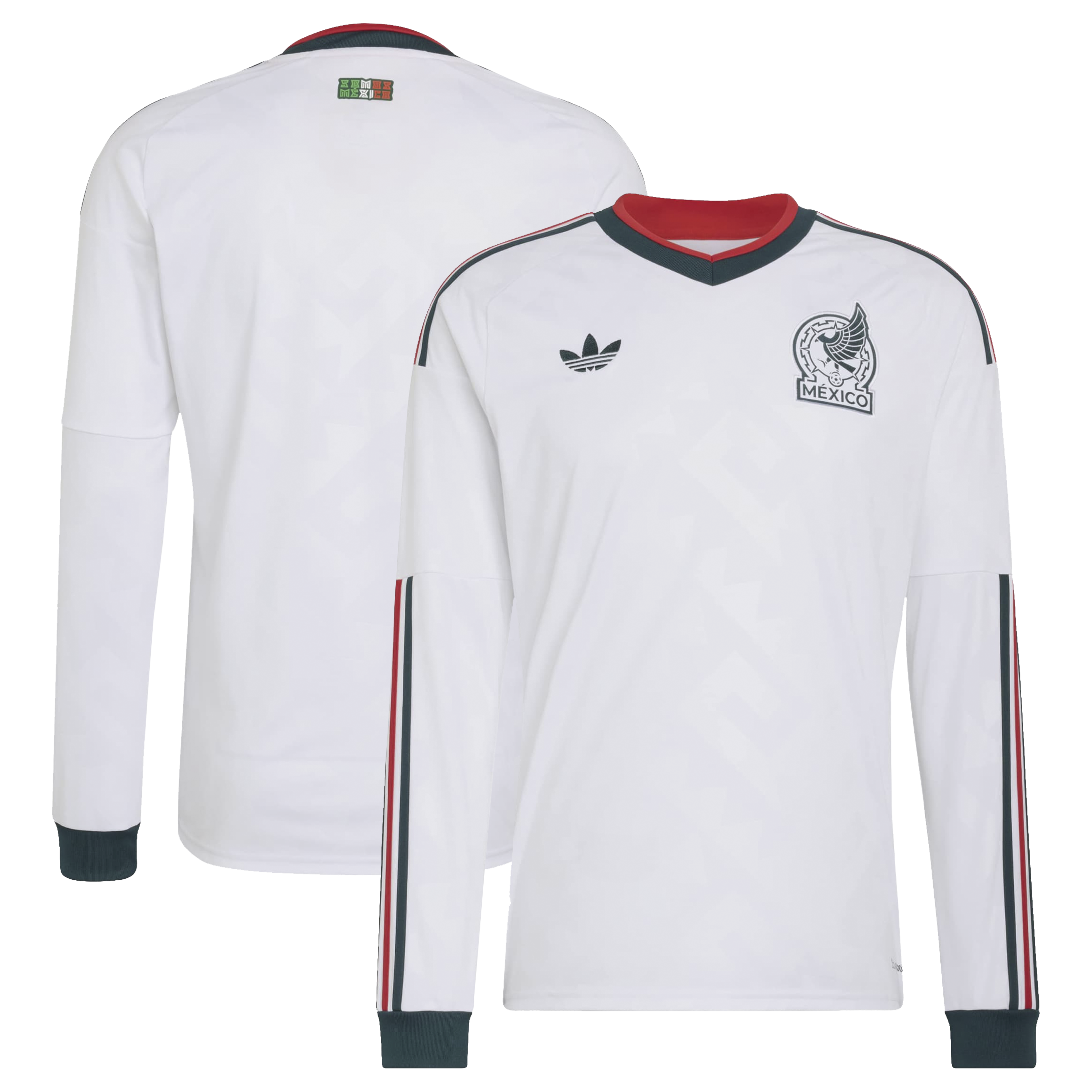  Mexico National Team 2026 Away Long Sleeve Jersey - White