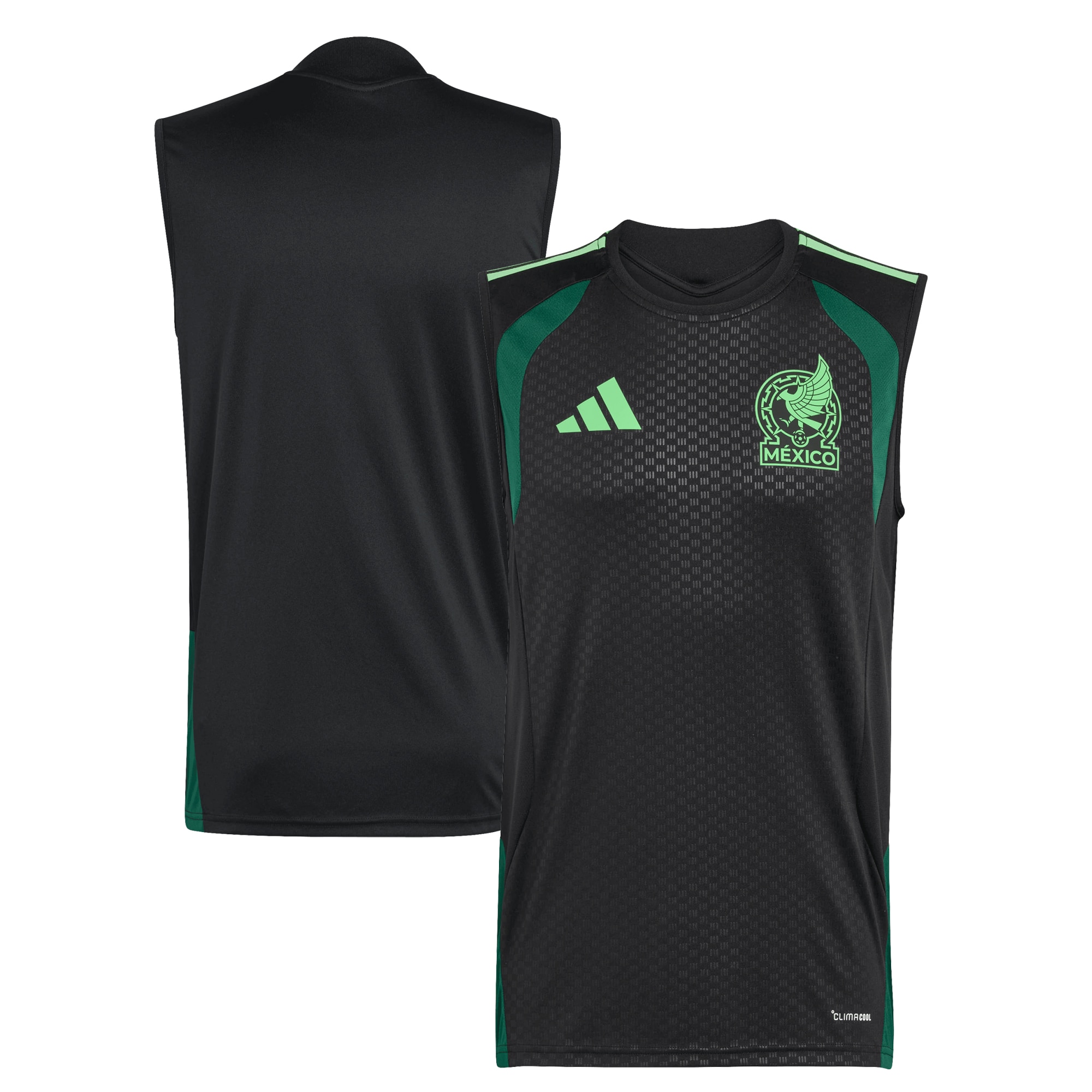  Mexico National Team FIFA x World Cup 2026 Sleeveless Training Jersey - Black