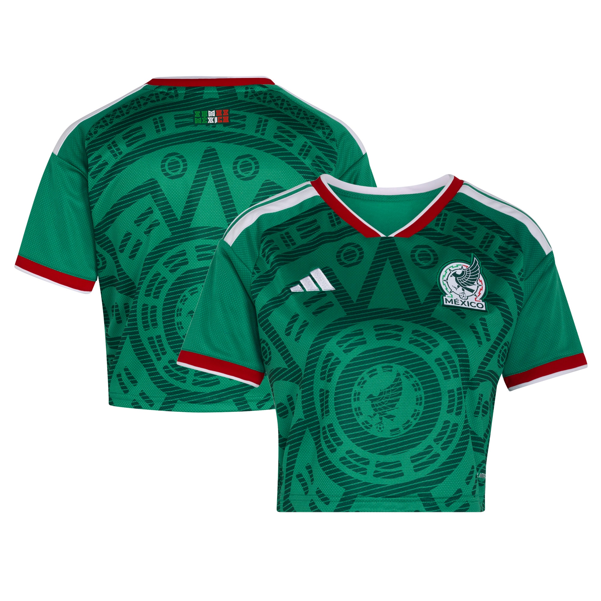  Mexico National Team Women's FIFA x World Cup 2026 Home Cropped Jersey