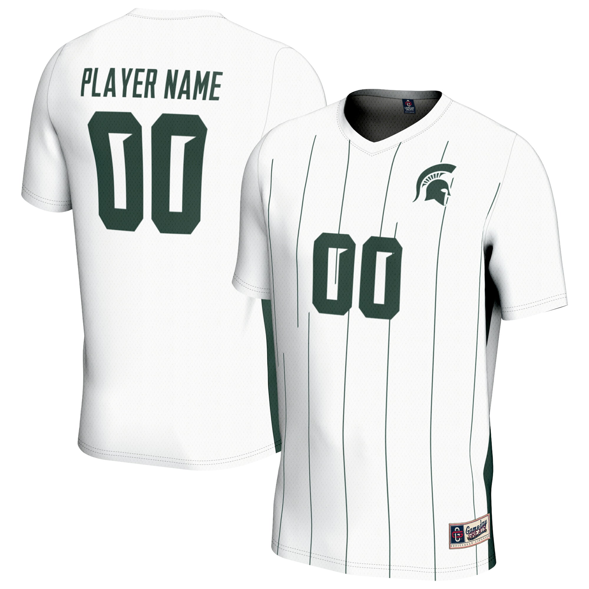  Michigan State Spartans GameDay Greats Unisex NIL Pick-A-Player Men's Soccer Jersey