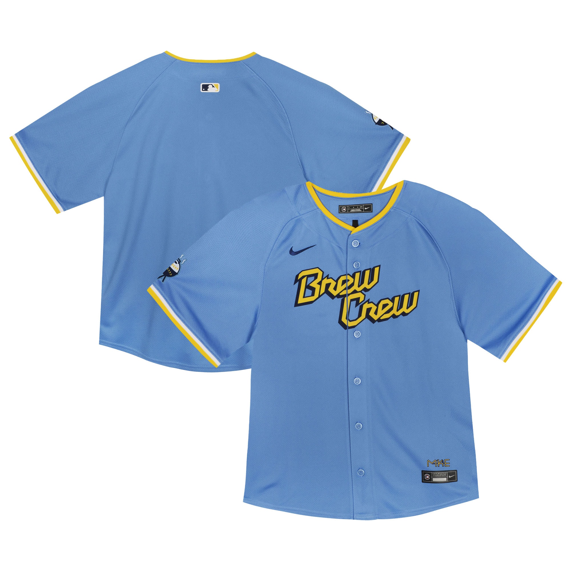  Milwaukee Brewers Toddler City Connect Team Limited Jersey - Blue