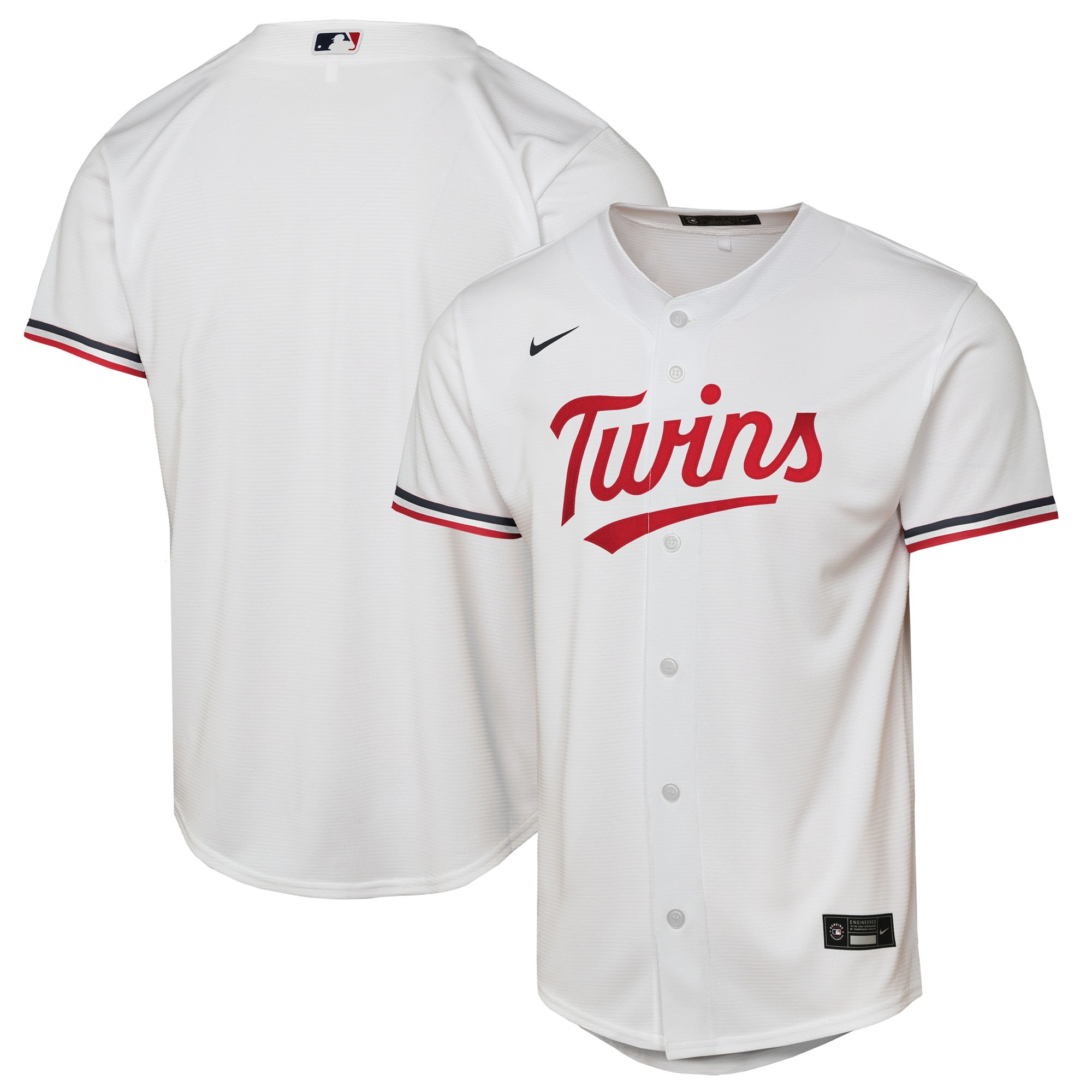 Minnesota Twins Youth Home Jersey - White