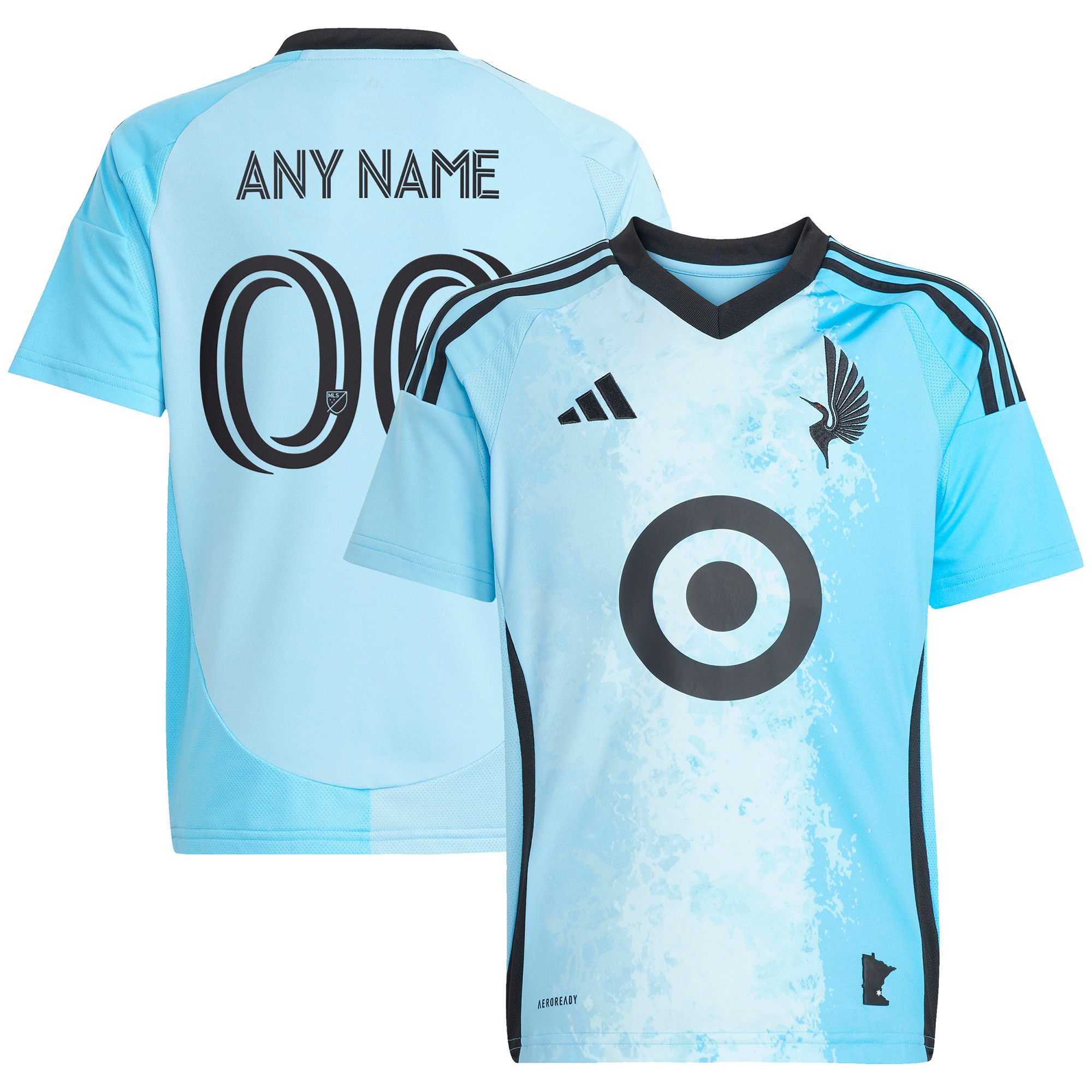  Minnesota United FC Youth 2025 CONVERGENCE Custom Jersey - Blue