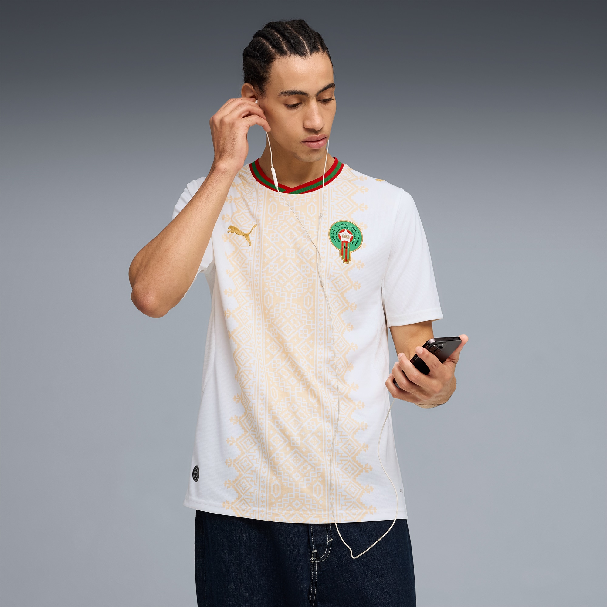  Morocco National Team Puma 2026 Away Jersey - White