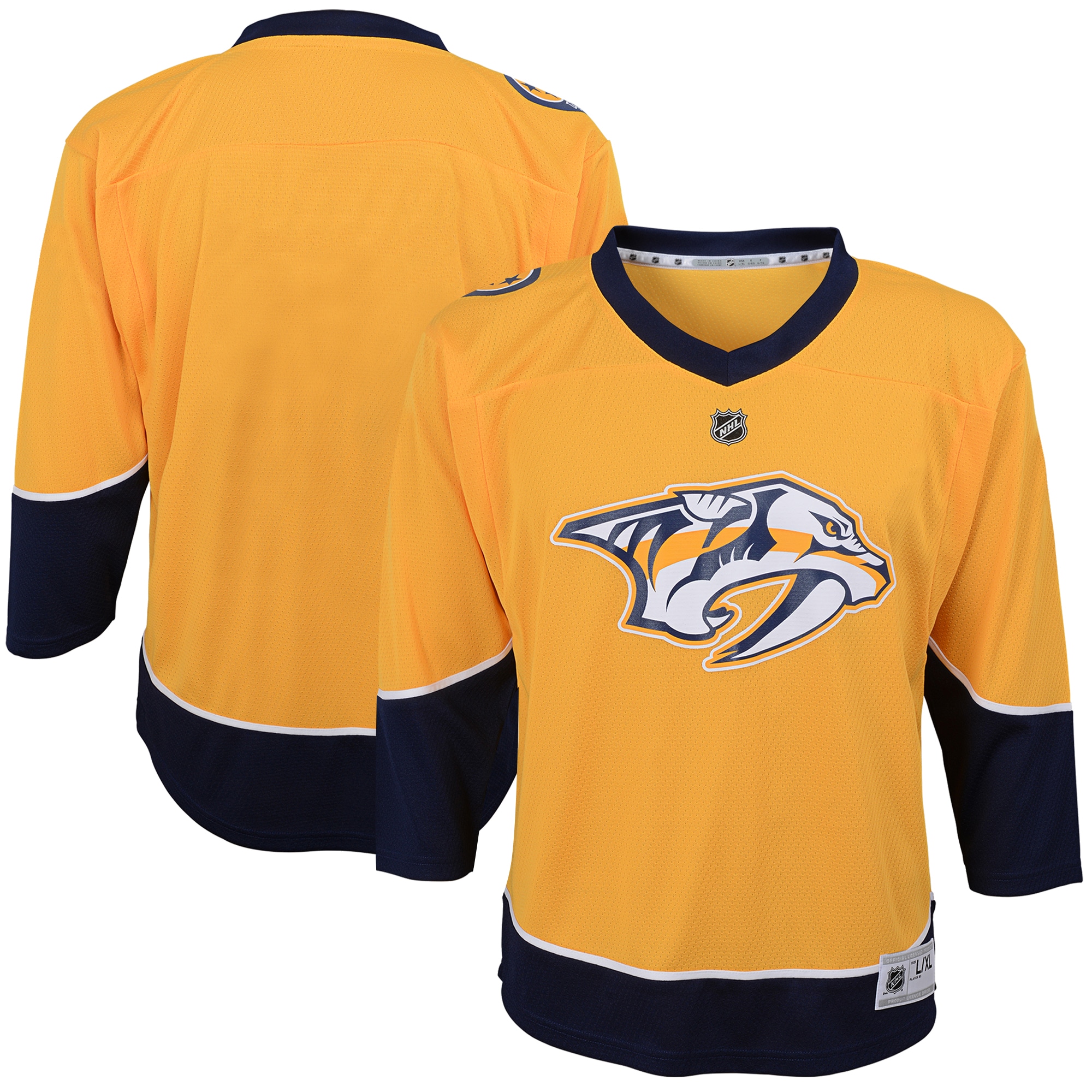  Nashville Predators Youth Home Jersey - Gold