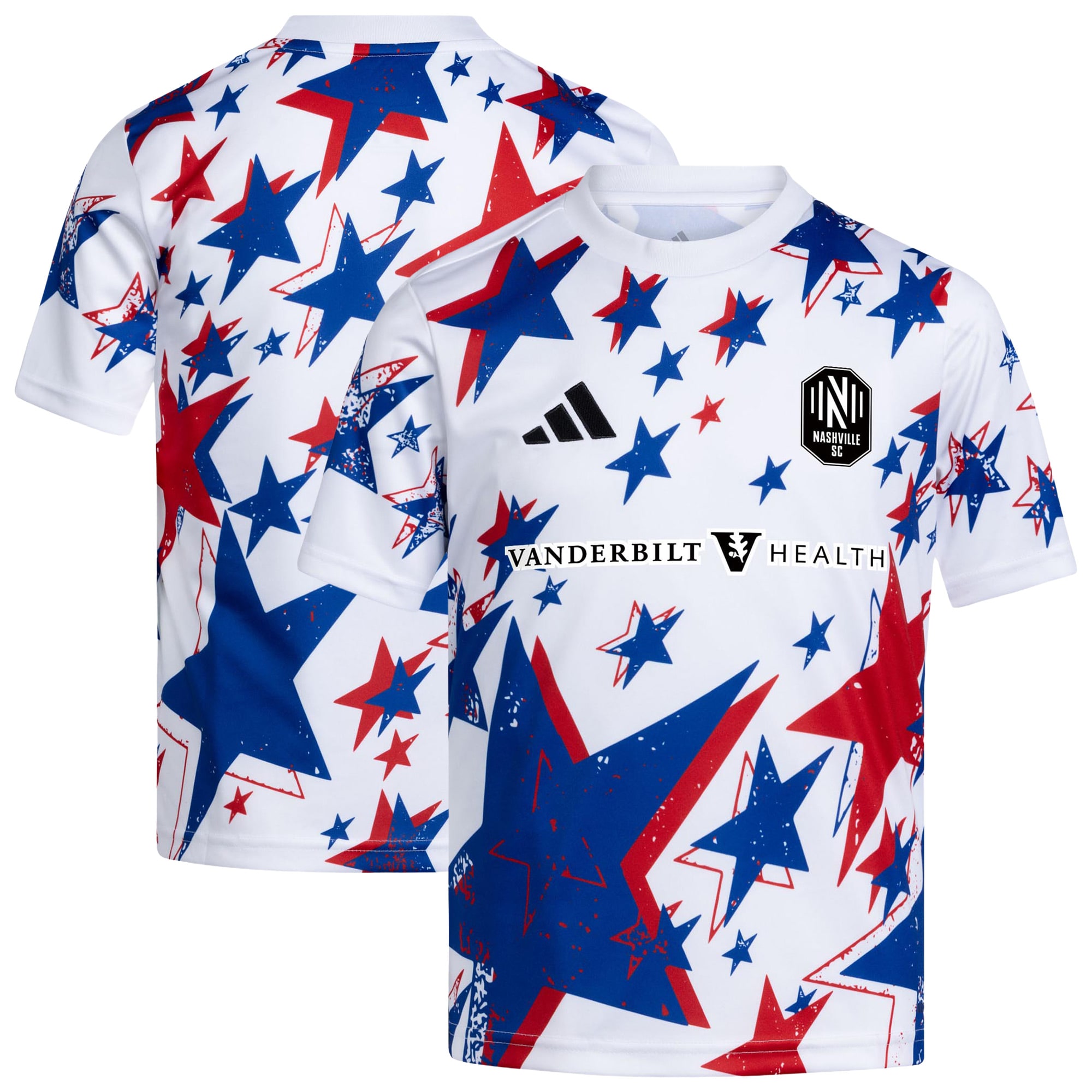  Nashville SC Youth 2026 Americana Pre-Match Jersey - White