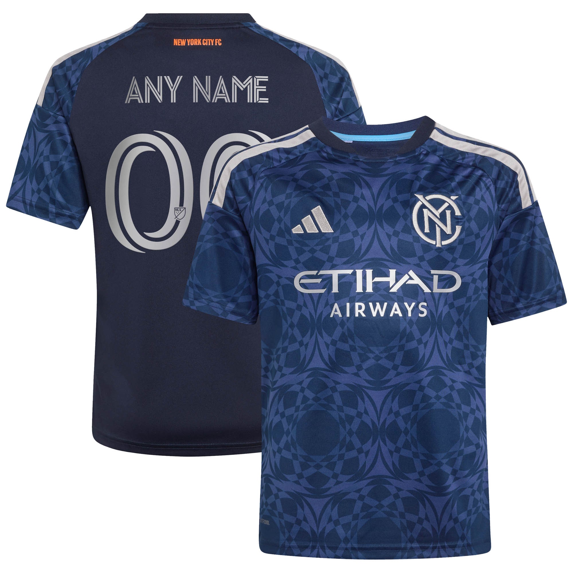  New York City FC Youth 2026 The All Nations Kit Custom Jersey - Blue