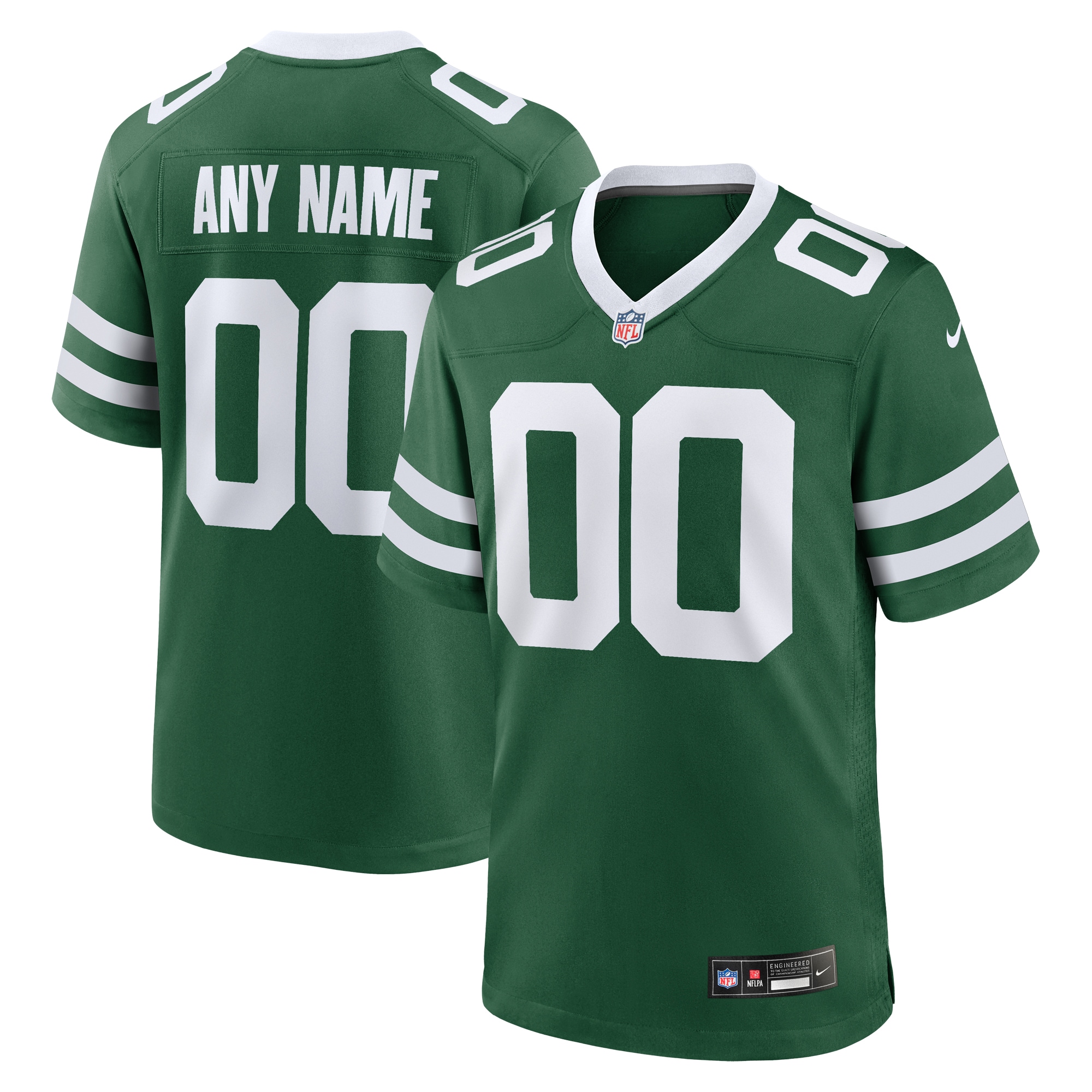  New York Jets Custom Game Jersey - Legacy Green