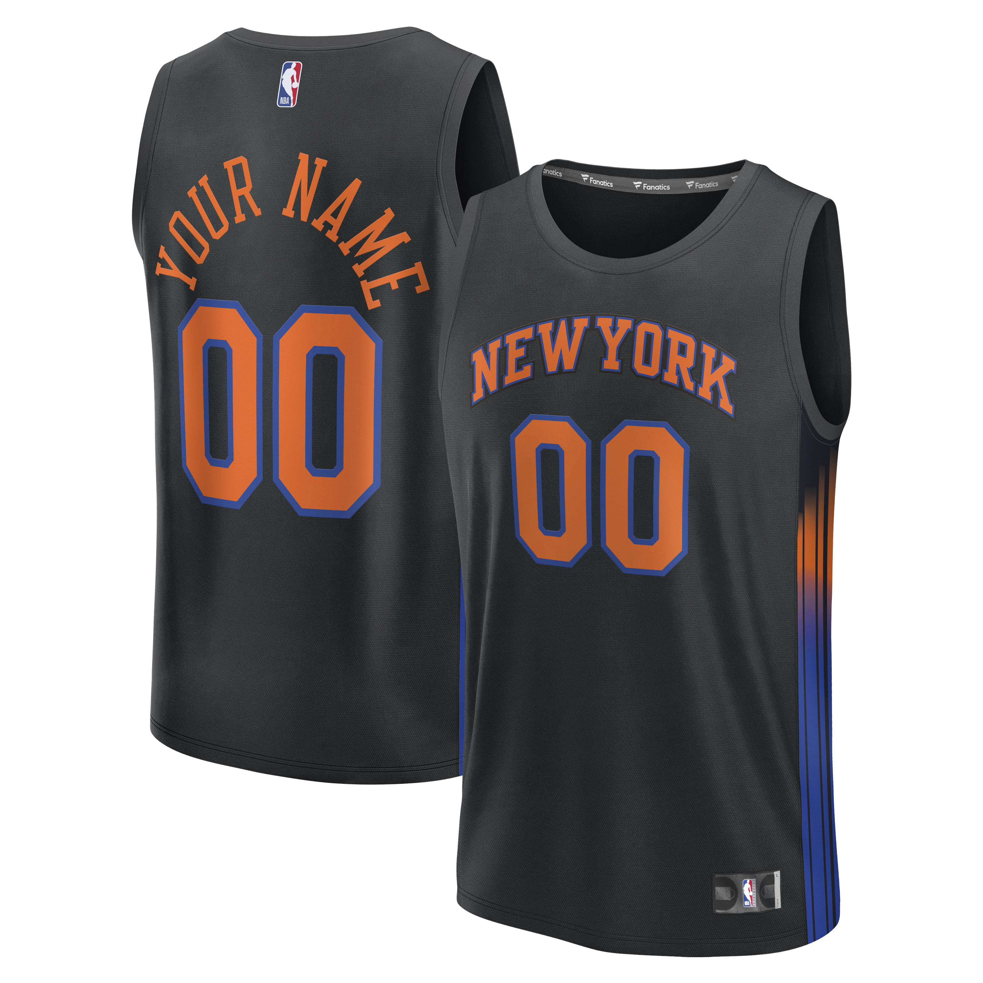  New York Knicks Fanatics Fast Break Custom Jersey - Icon Edition