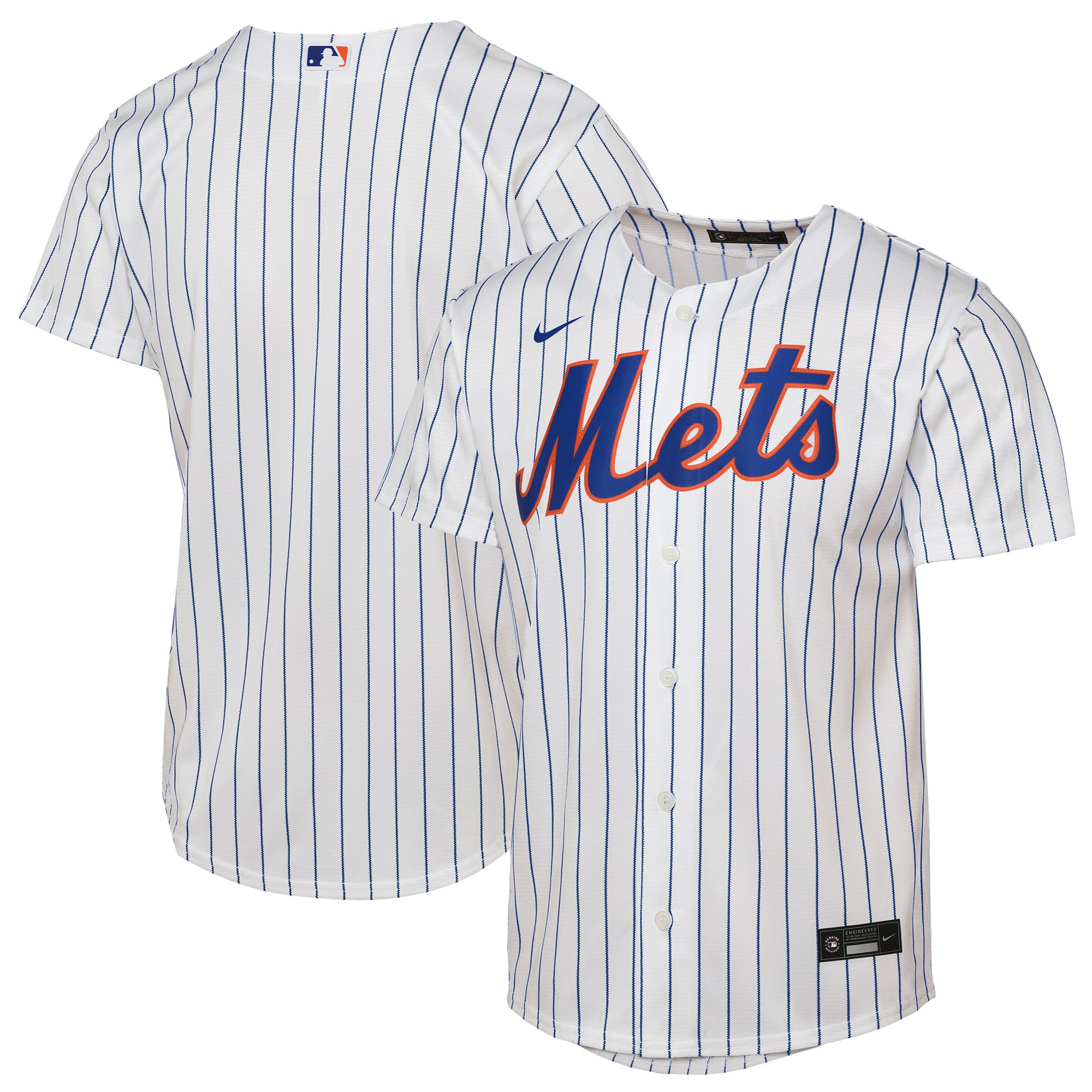  New York Mets Youth Home Jersey - White