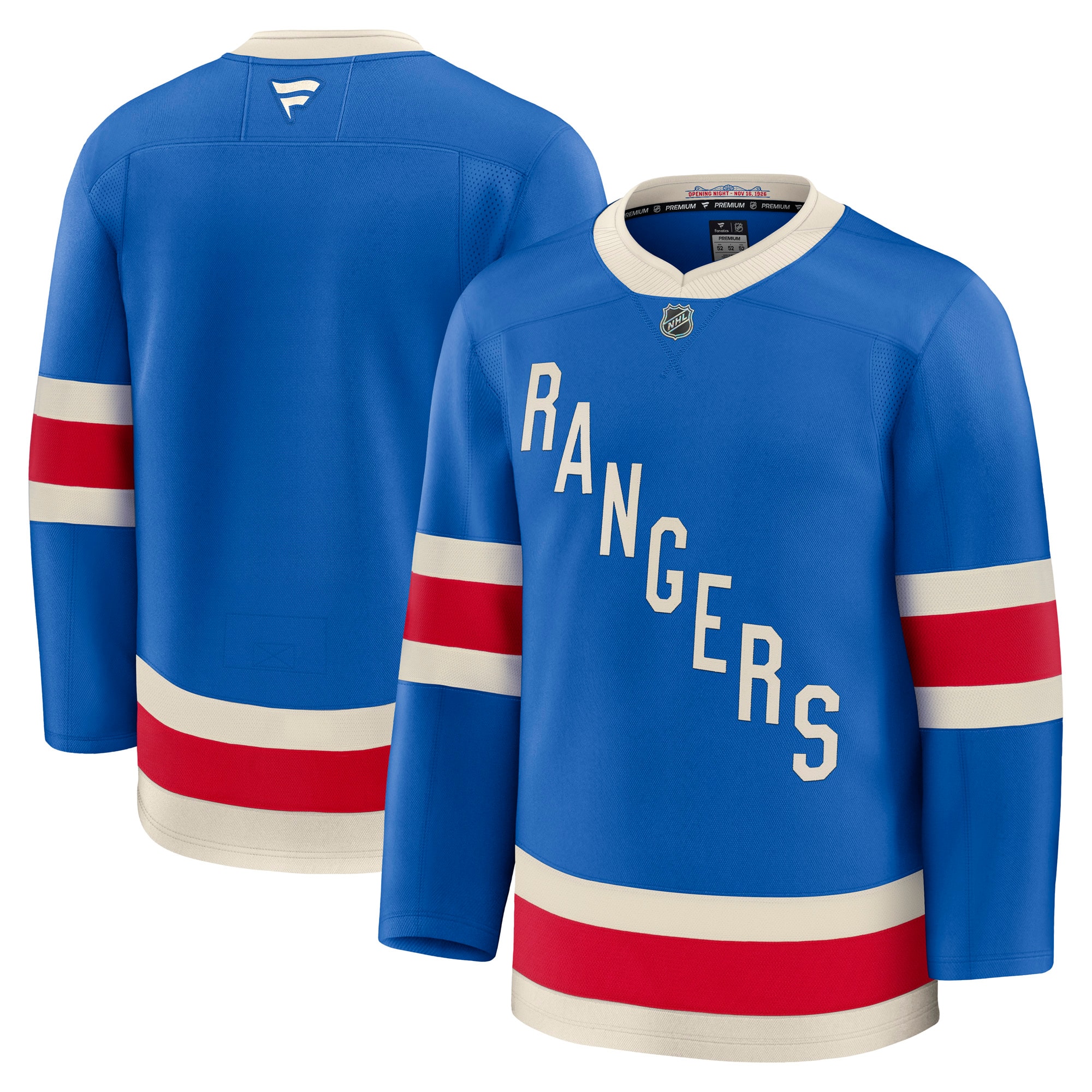  New York Rangers Fanatics Centennial Premium Jersey - Blue