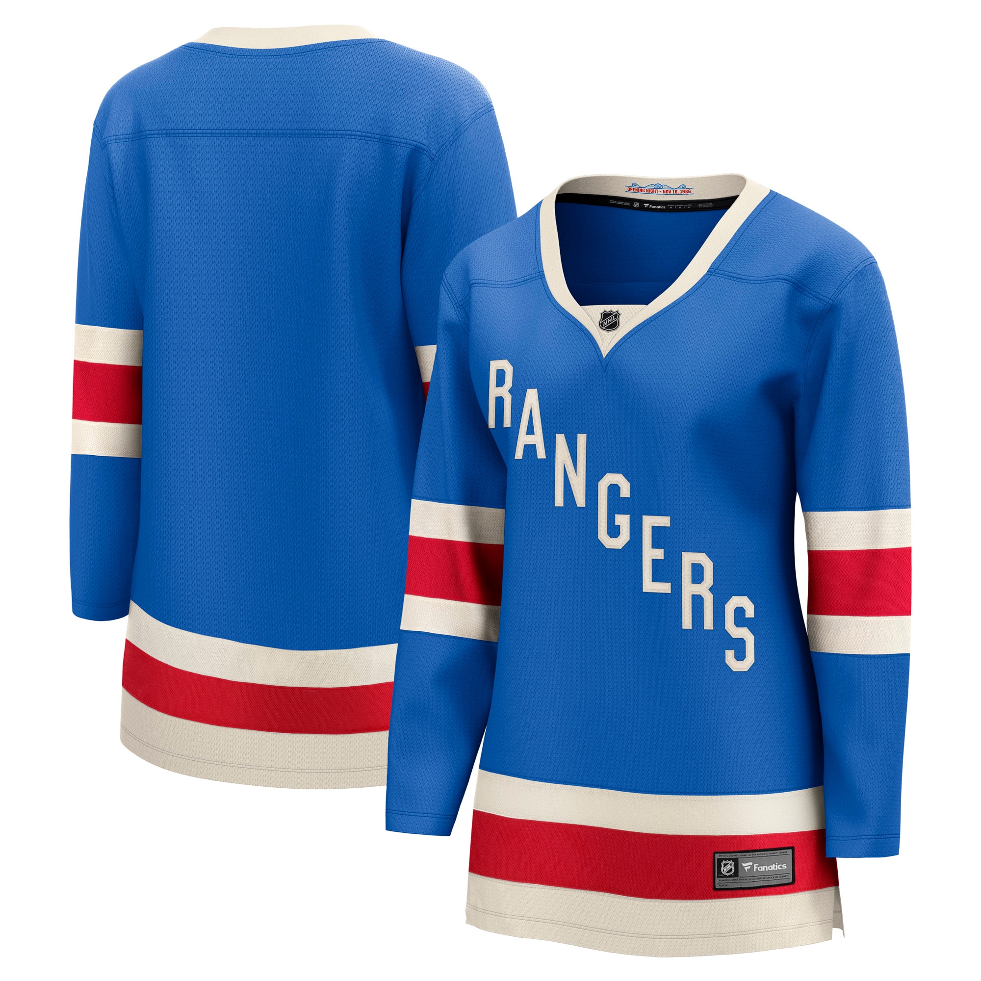  New York Rangers Fanatics Women's Centennial Breakaway Jersey - Blue