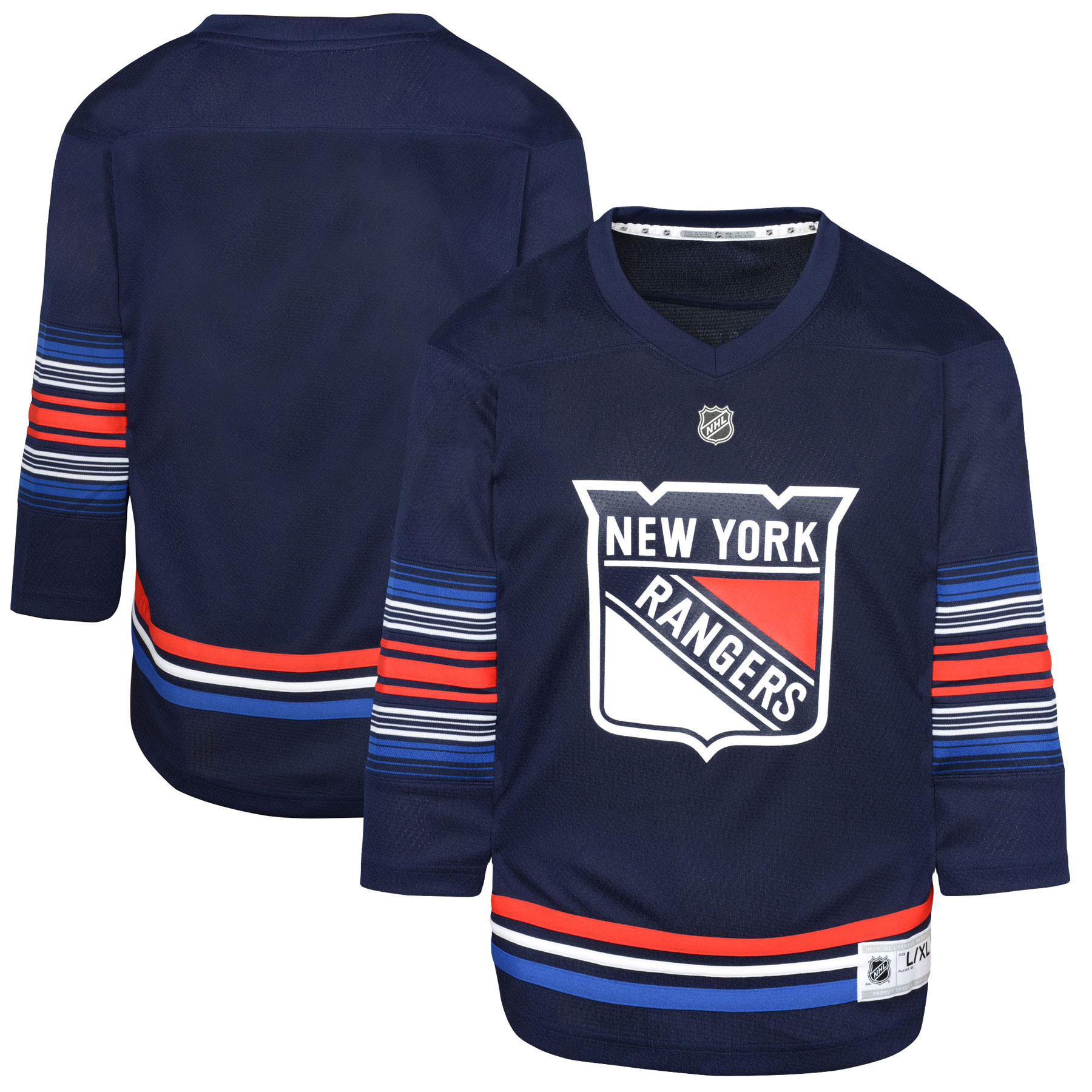  New York Rangers Youth Alternate Jersey - Navy