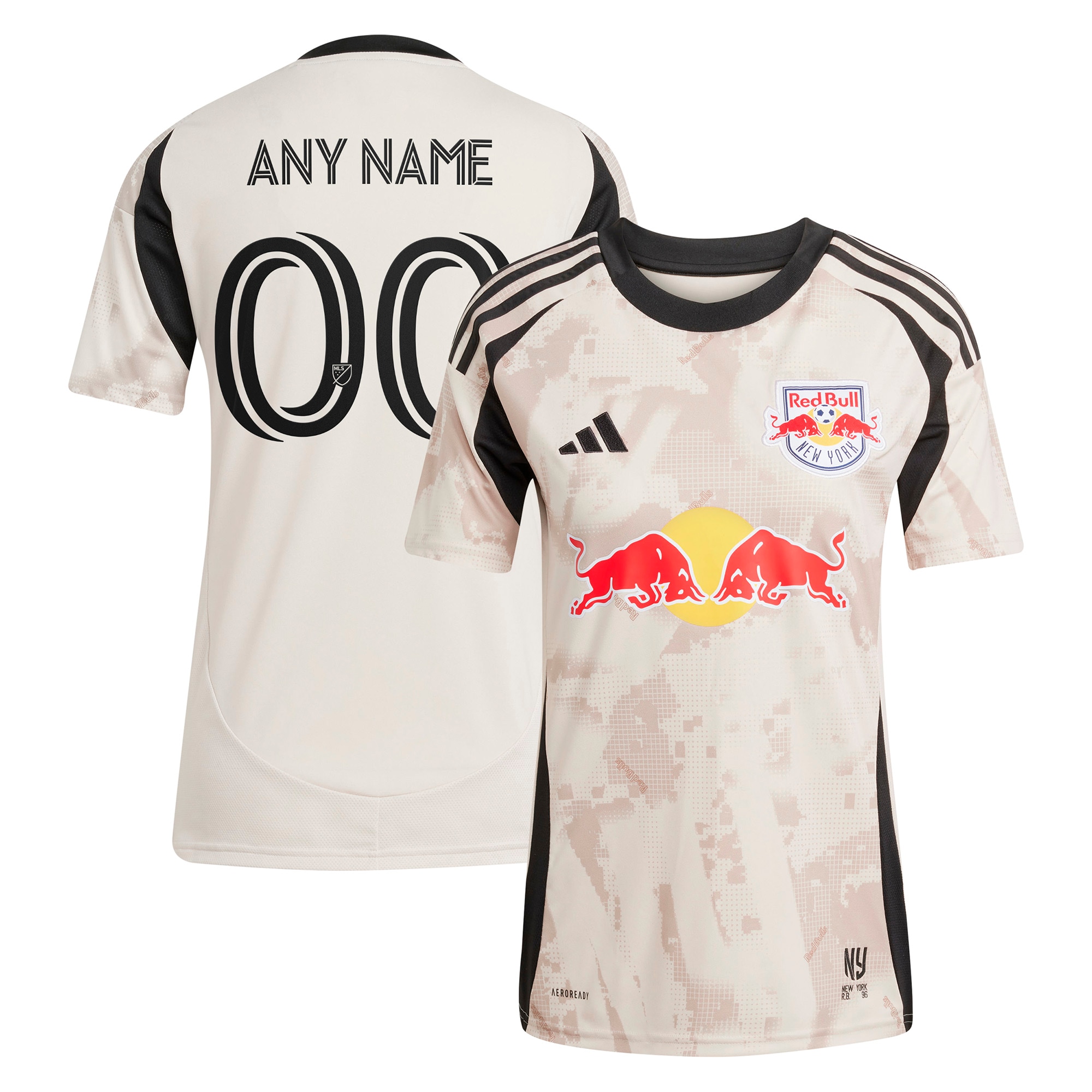  New York Red Bulls Women's 2025 Stone Kit Custom Jersey - Tan