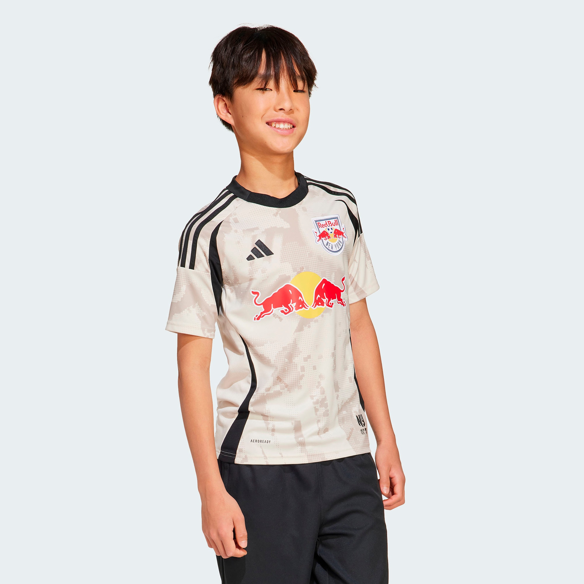  New York Red Bulls Youth 2025 Stone Kit Jersey - Tan