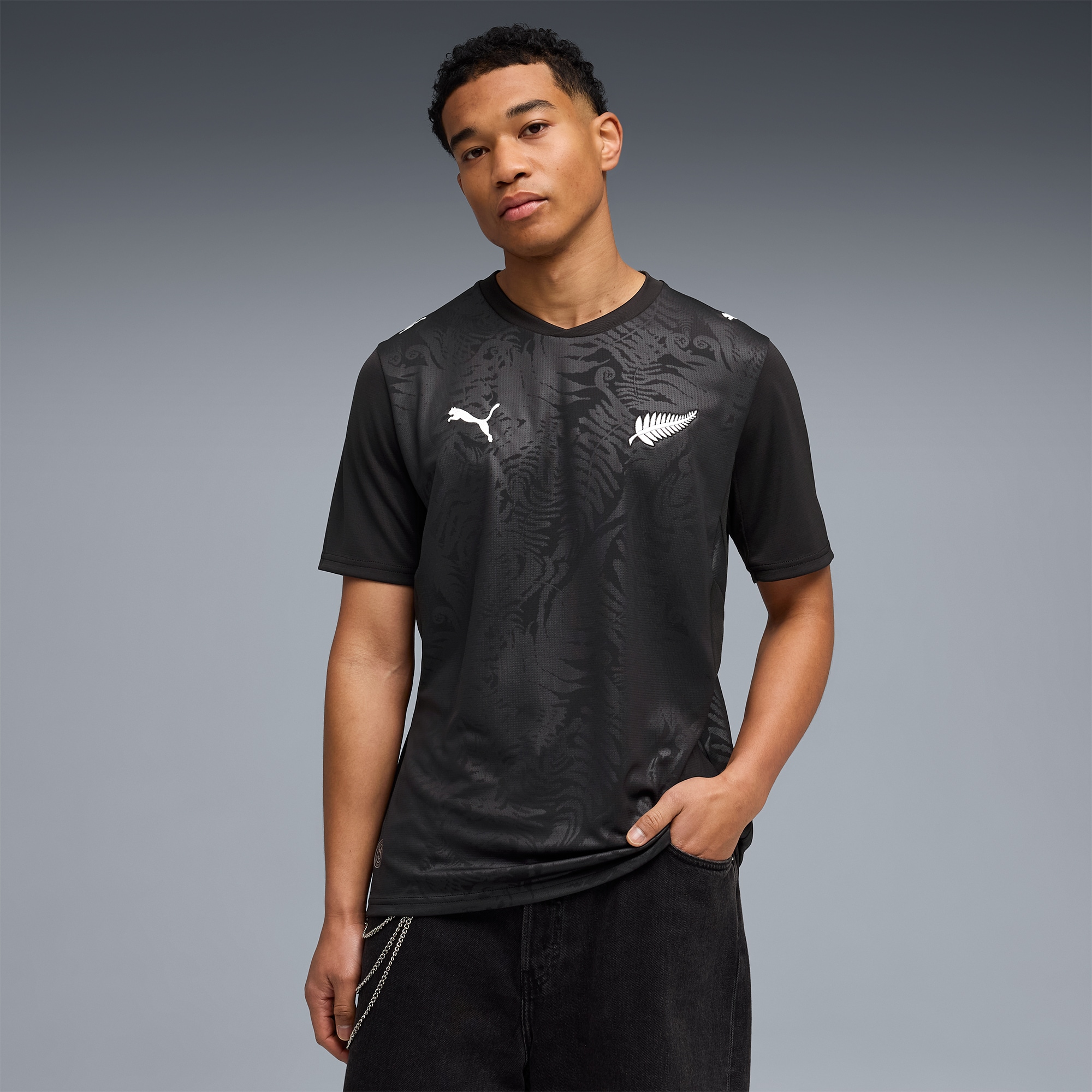  New Zealand National Team Puma 2026 Home Jersey - Black
