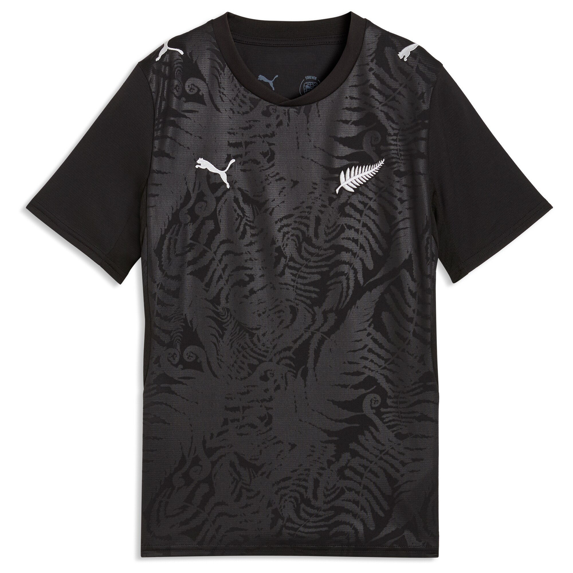  New Zealand National Team Puma Youth 2026 Home Jersey - Black
