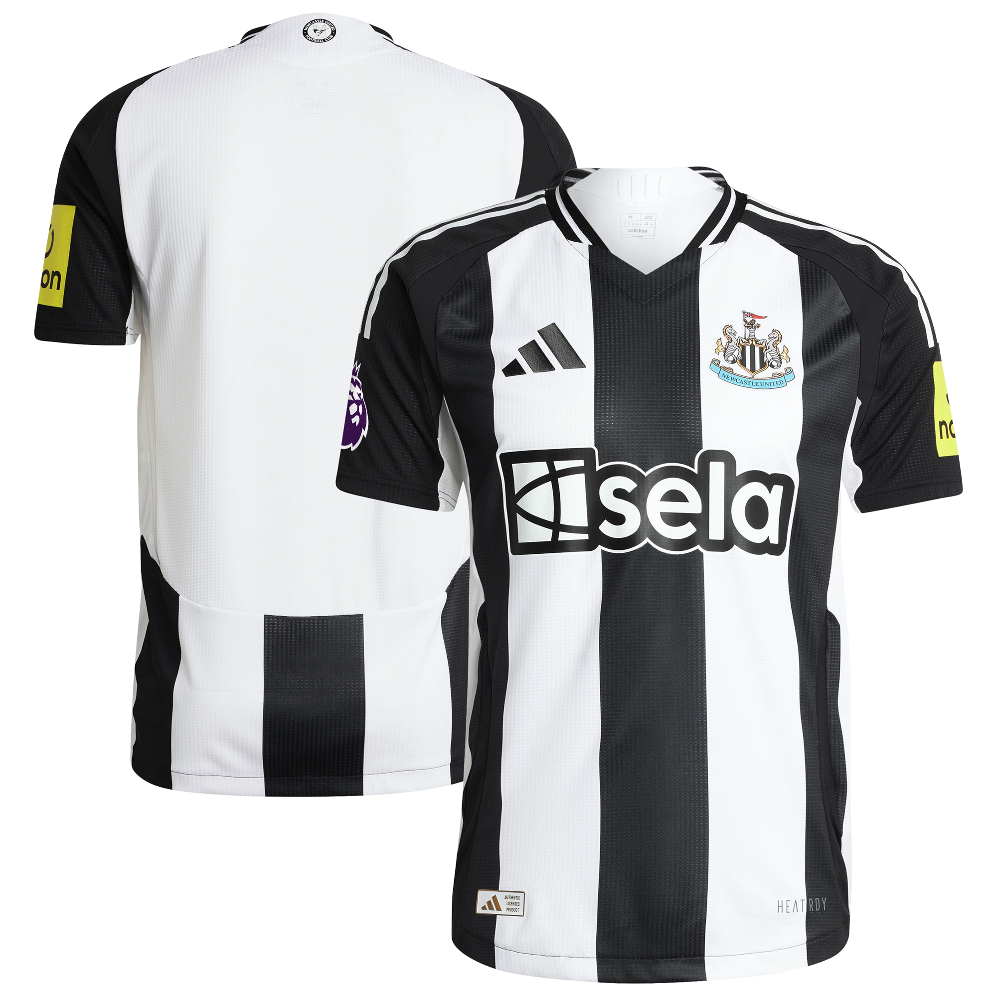  Newcastle United adidas 2024/25 Home Authentic Jersey - Black