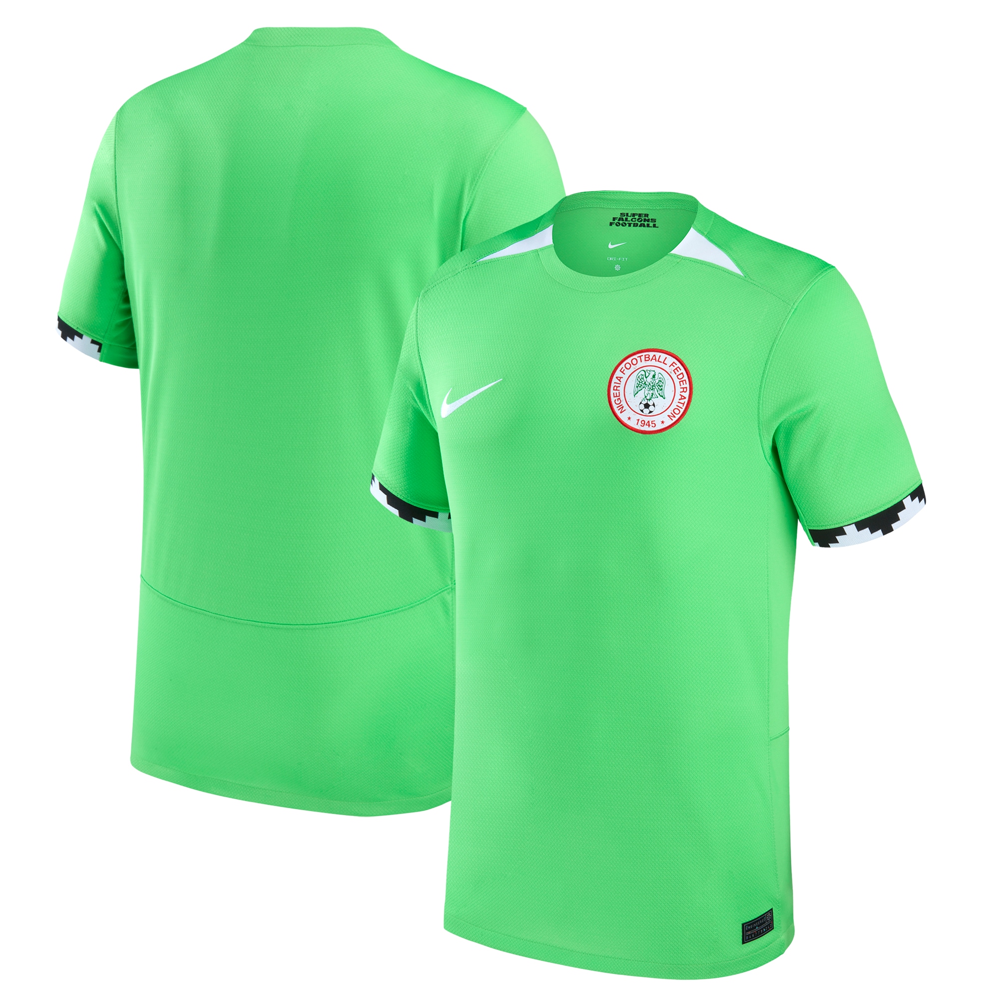  Nigeria Women's National Team Nike 2023 Home Stadium Replica Jersey - Green