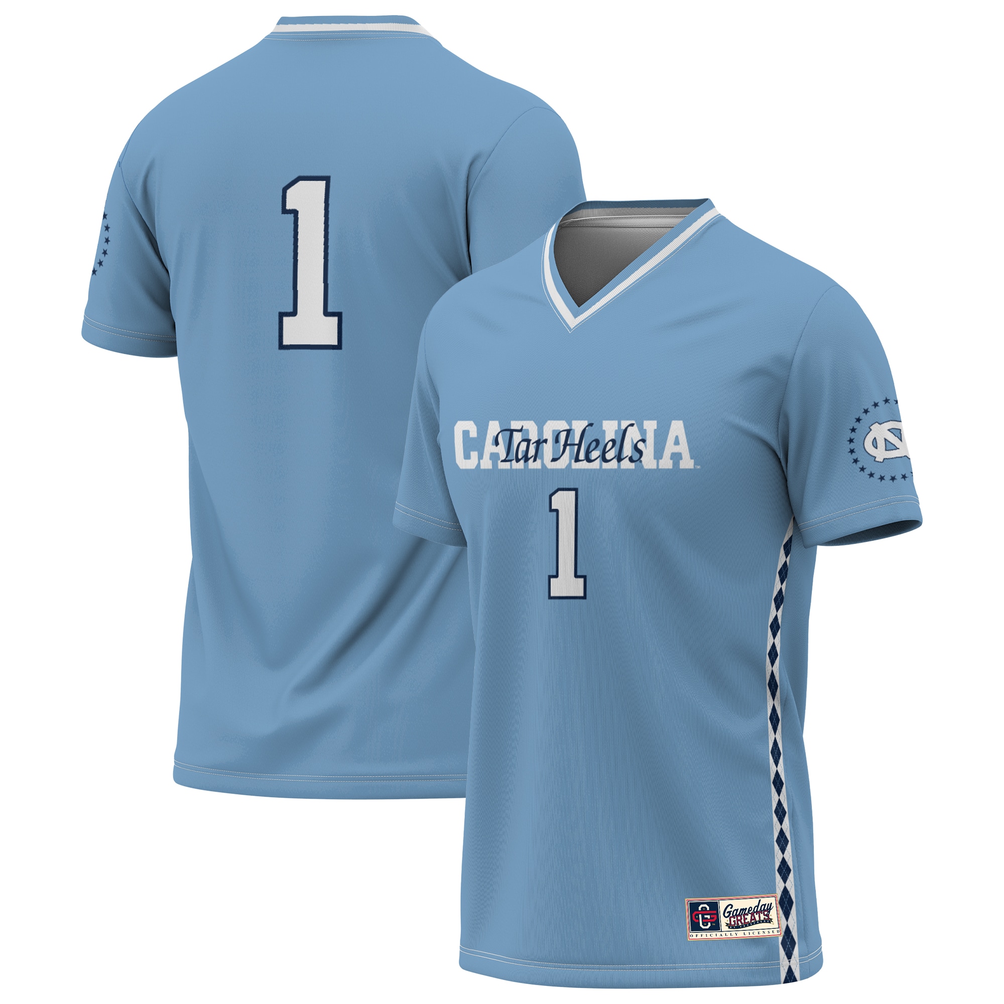  North Carolina Tar Heels GameDay Greats 2024 NCAA Women's Soccer National Champions Lightweight Fashion Jersey – Carolina Blue