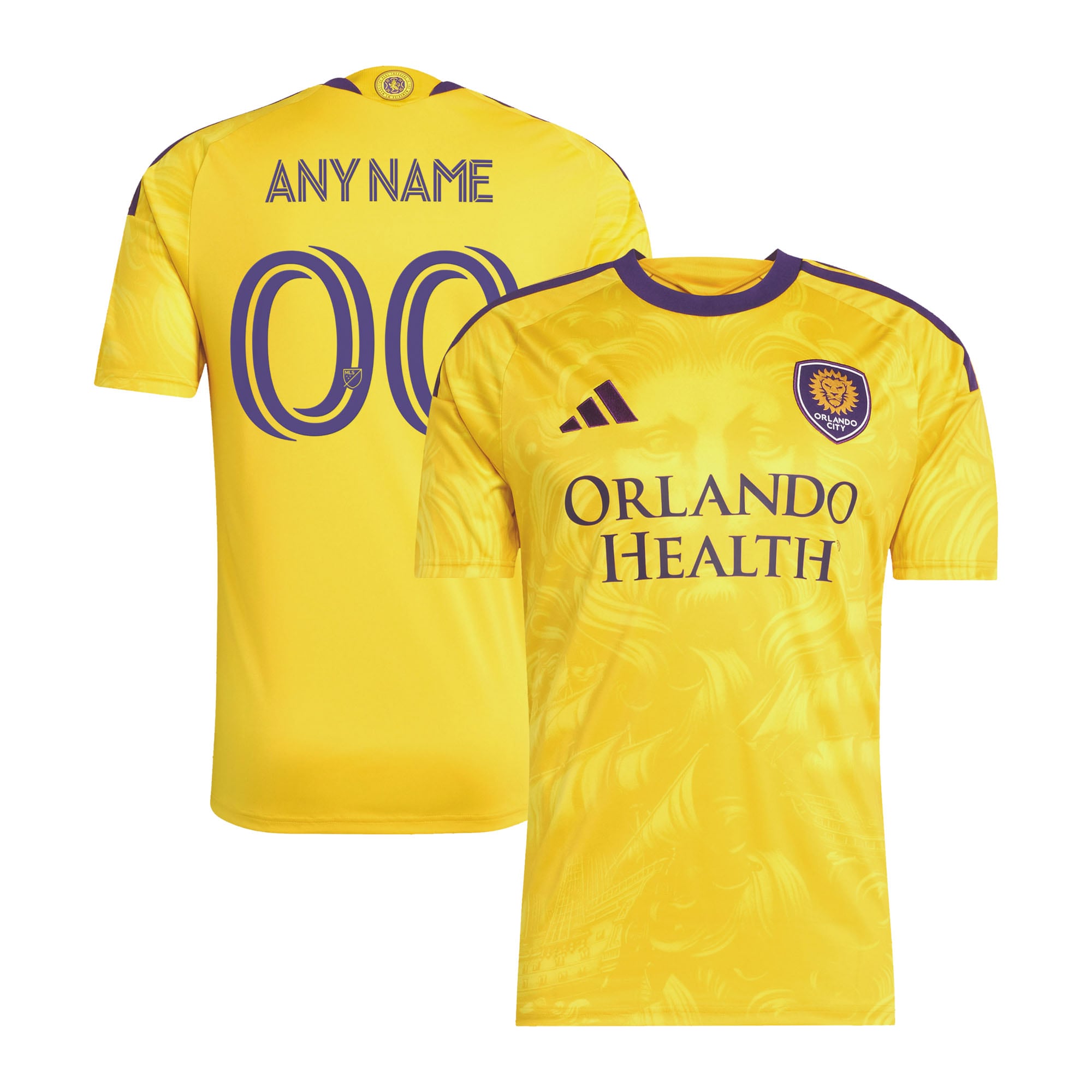  Orlando City SC 2026 2026 Sunken Treasure Kit Custom Jersey - Yellow