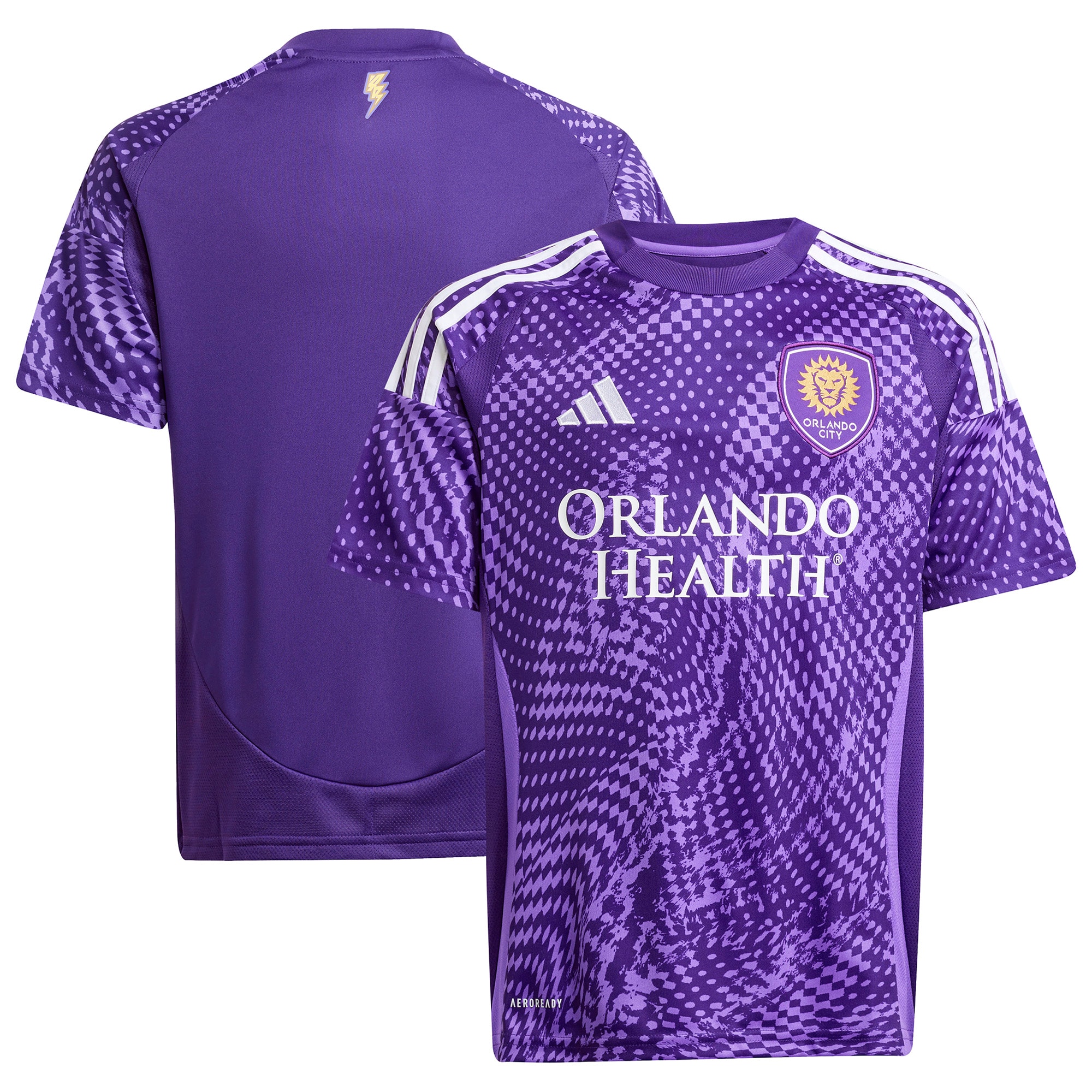  Orlando City SC Youth 2025 Perfect Storm Jersey - Purple