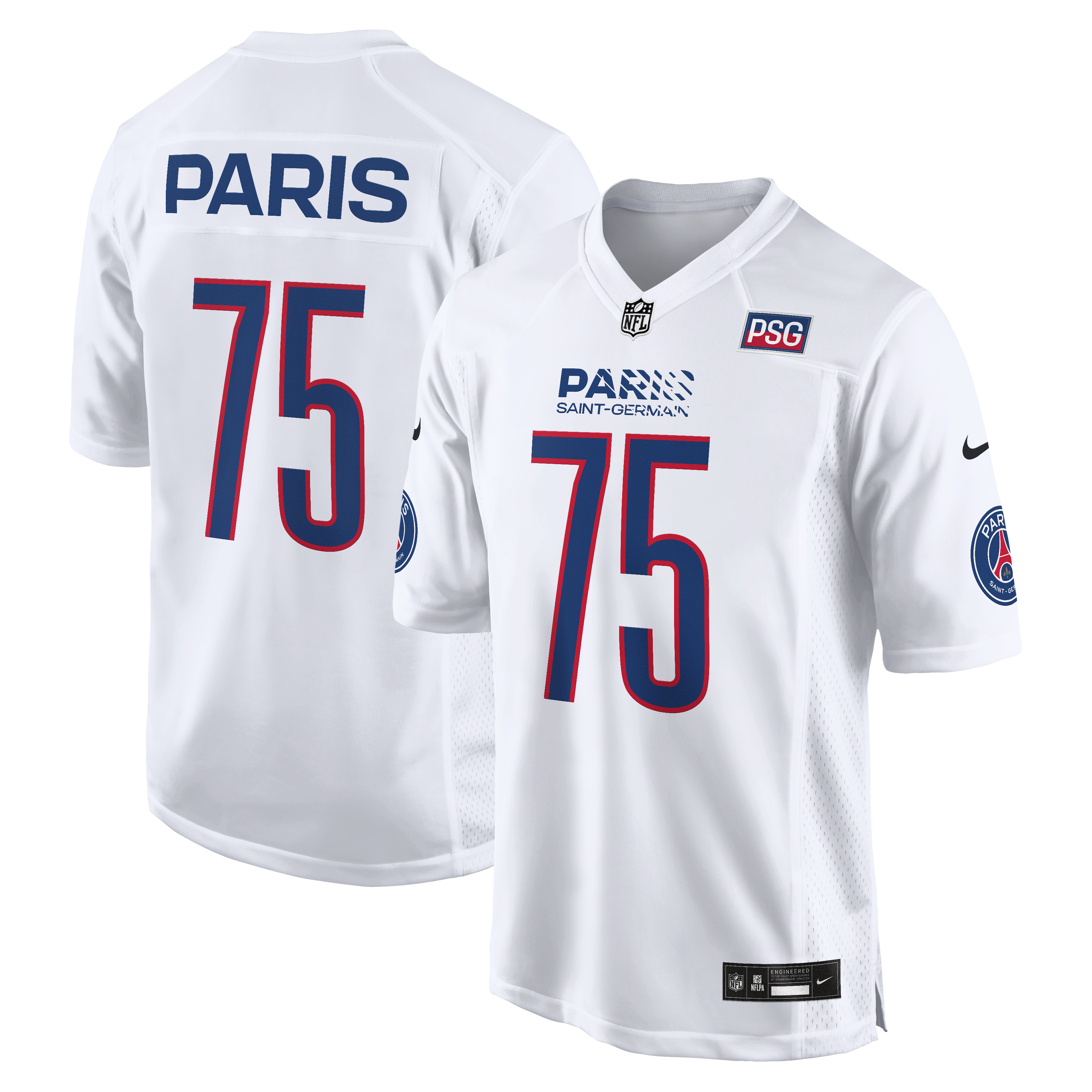  Paris Saint-Germain 2025 Soccer x Game Jersey - White