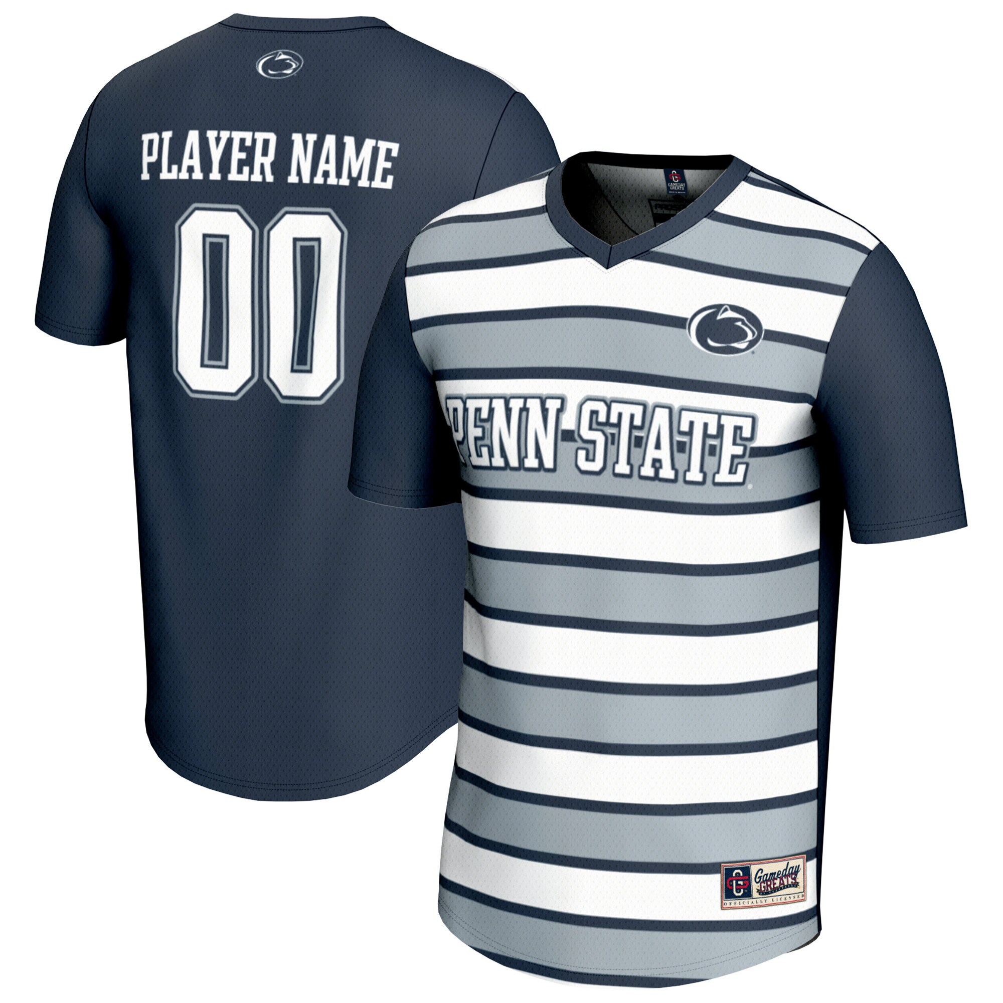  Penn State Nittany Lions GameDay Greats Unisex Men's Soccer NIL Pick-A-Player Fashion Jersey - Navy