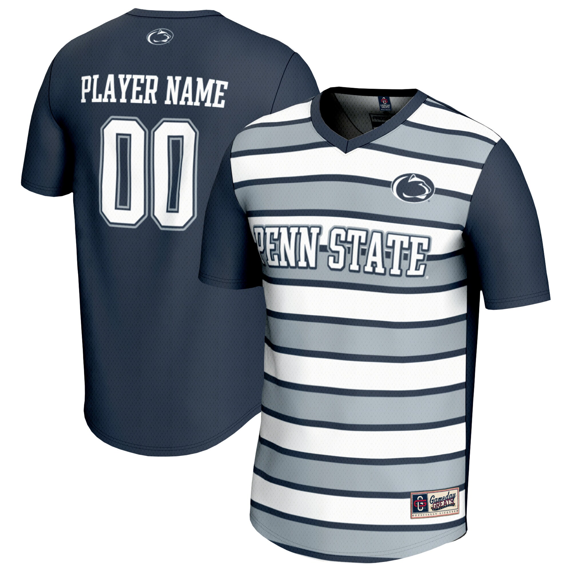  Penn State Nittany Lions GameDay Greats Youth NIL Pick-A-Player Collegiate Women's Soccer Lightweight Fashion Jersey - Navy